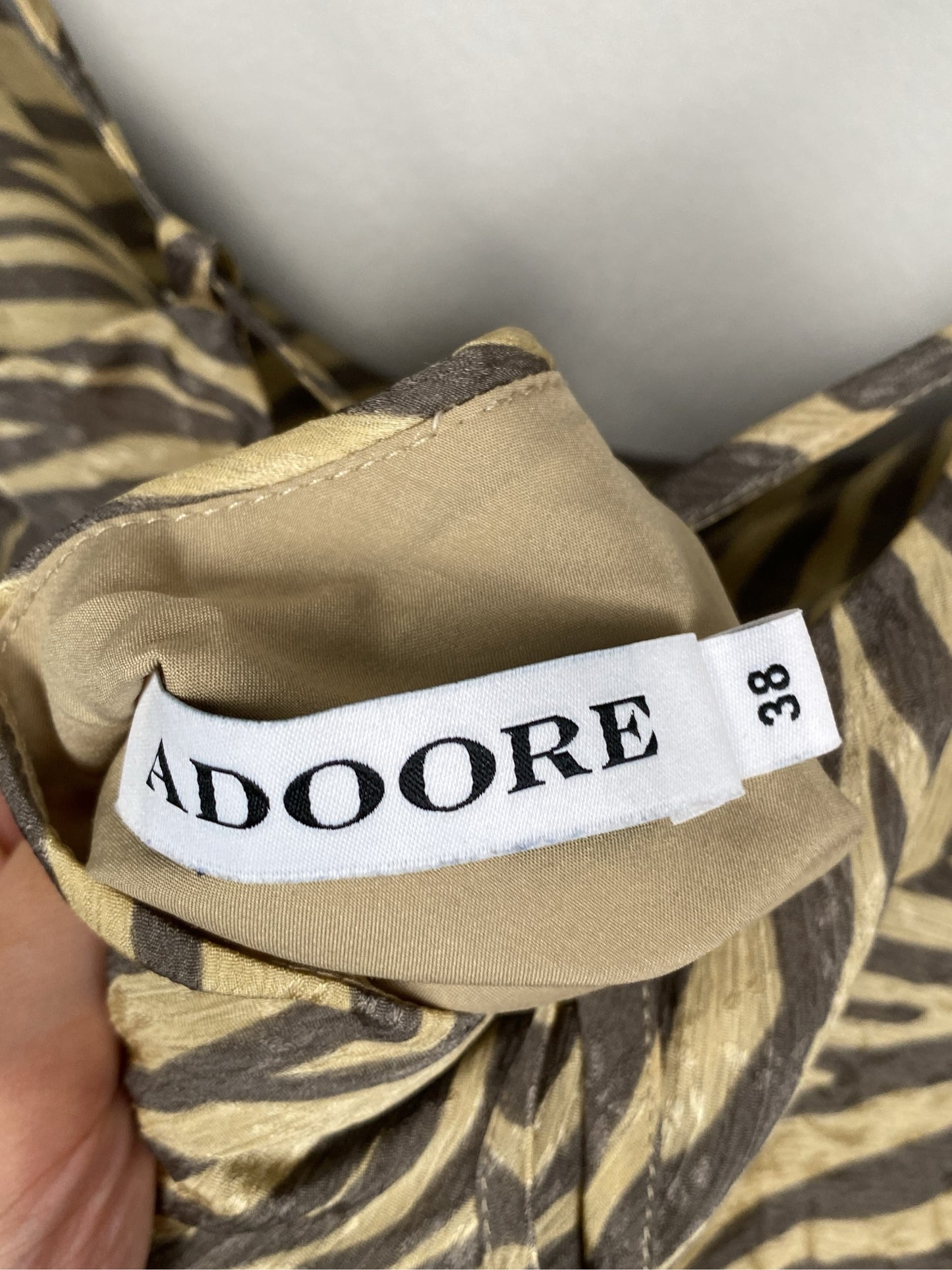 Adoore Vienna Maxi Zebra Dress