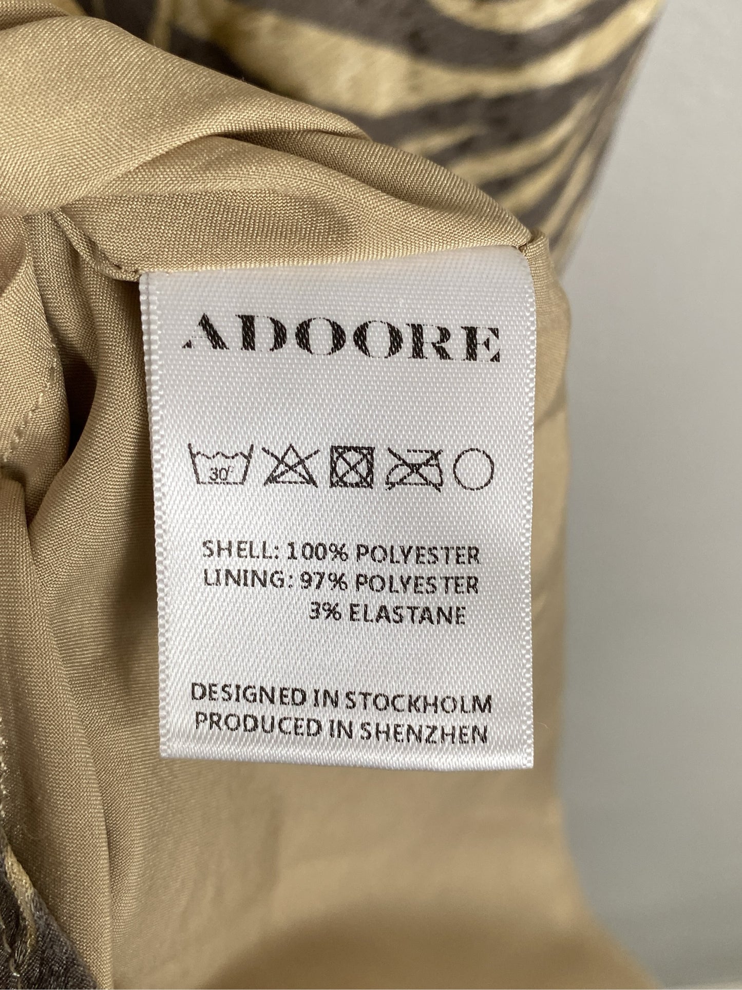Adoore Vienna Maxi Zebra Dress