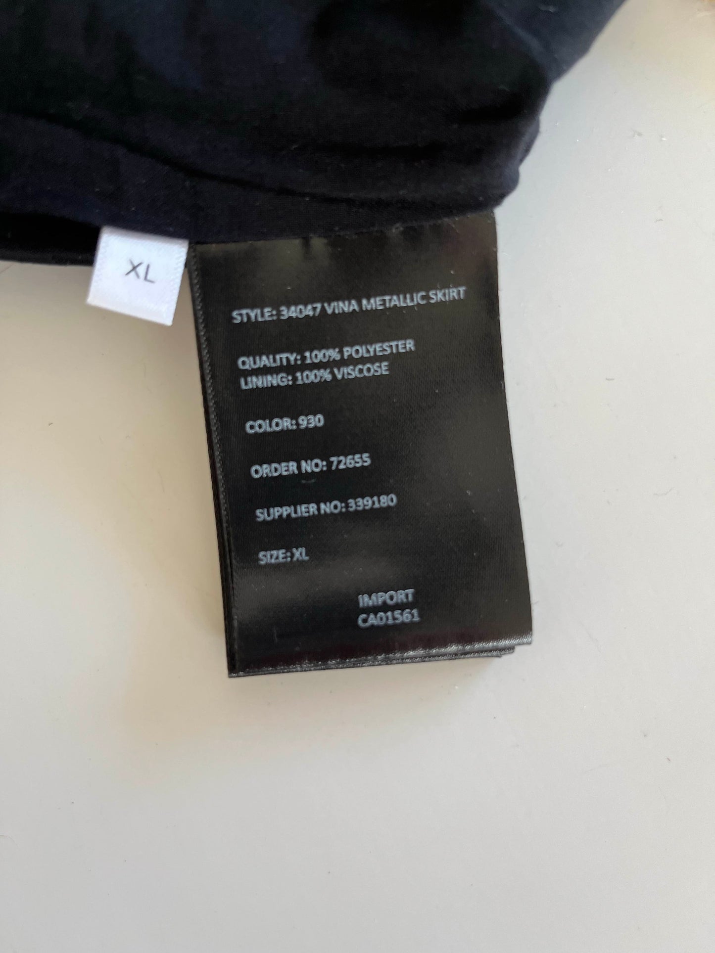 Co’Couture Vina Metallic Skirt