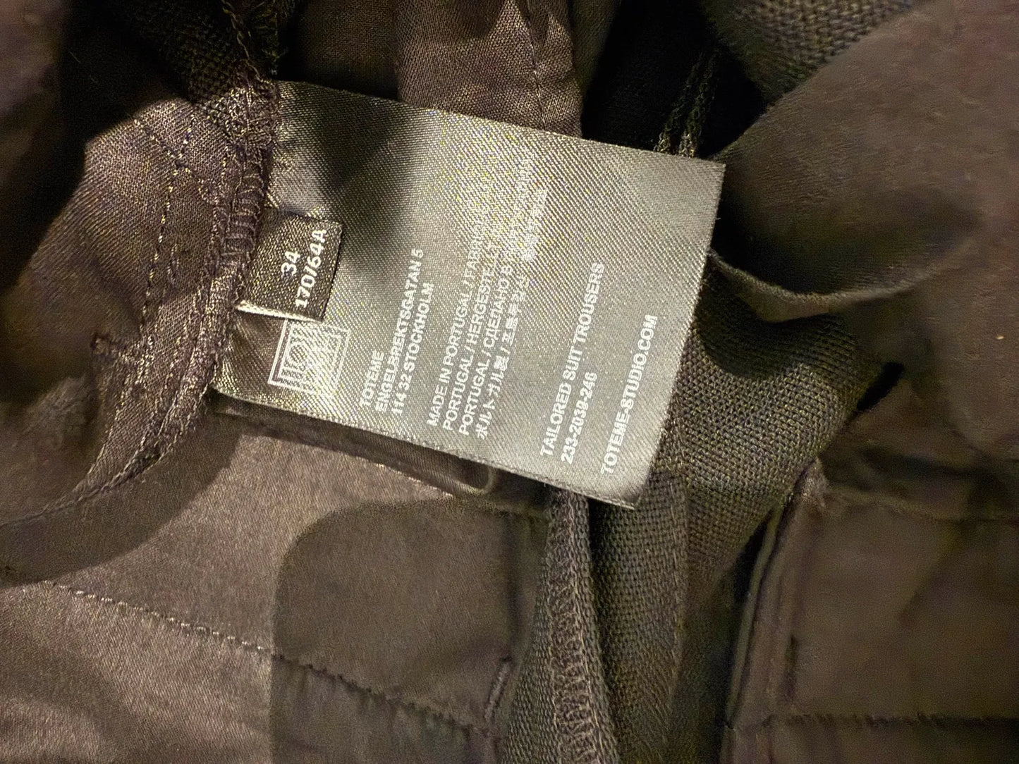 Toteme Tailored Suit Trousers