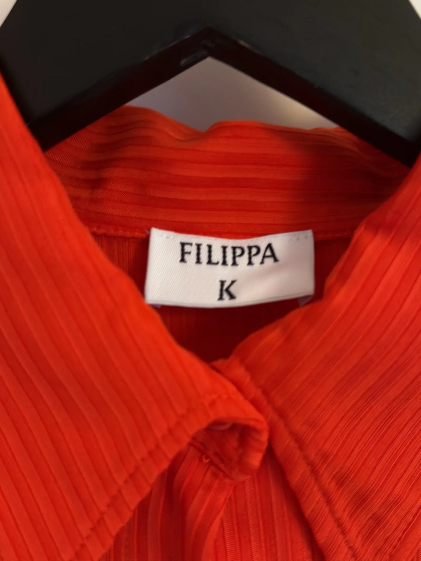 Filippa K Shiny Rib Button Polo Shirt