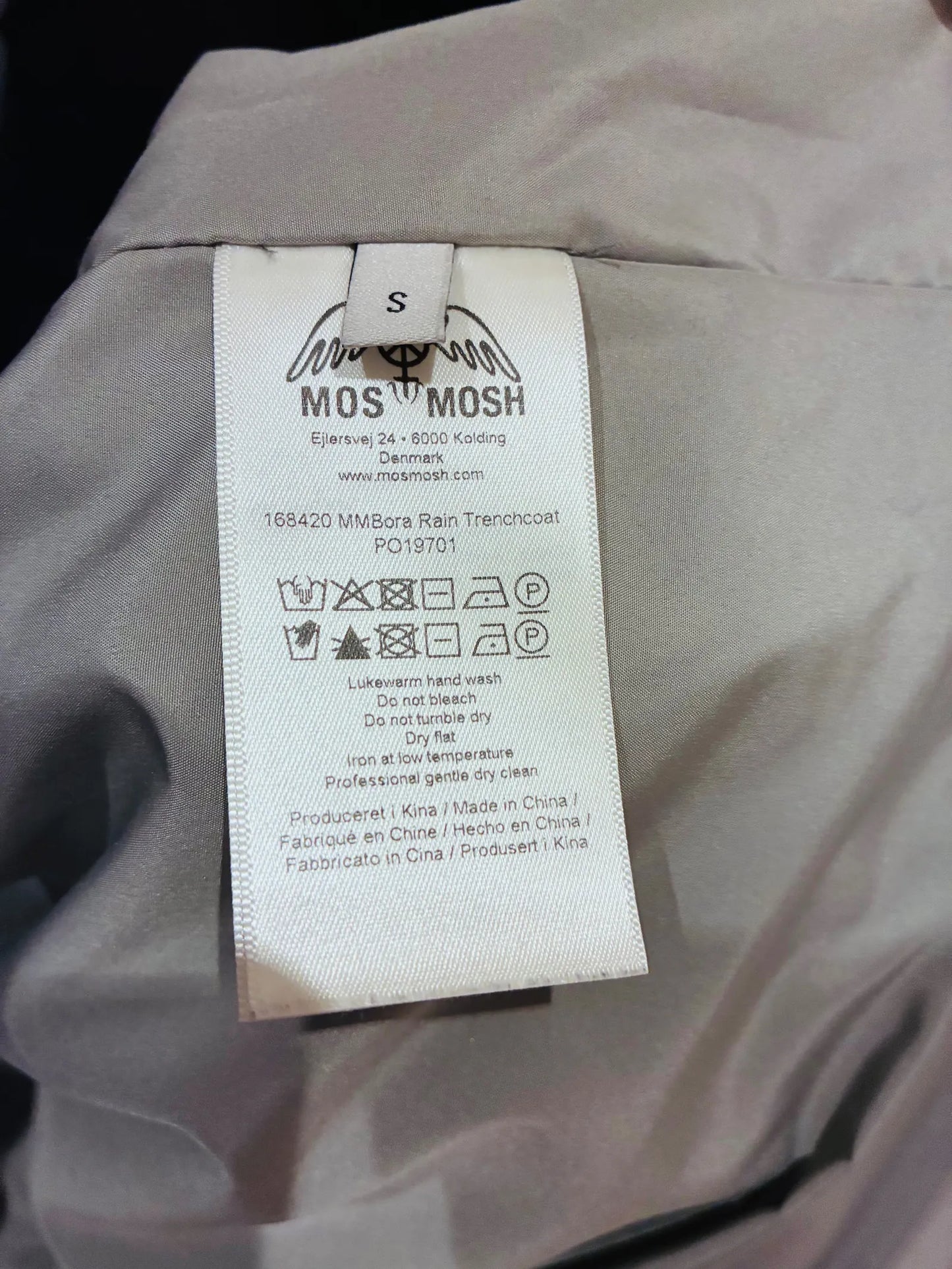 Mos Mosh Mmbora Rain Trenchcoat Coat