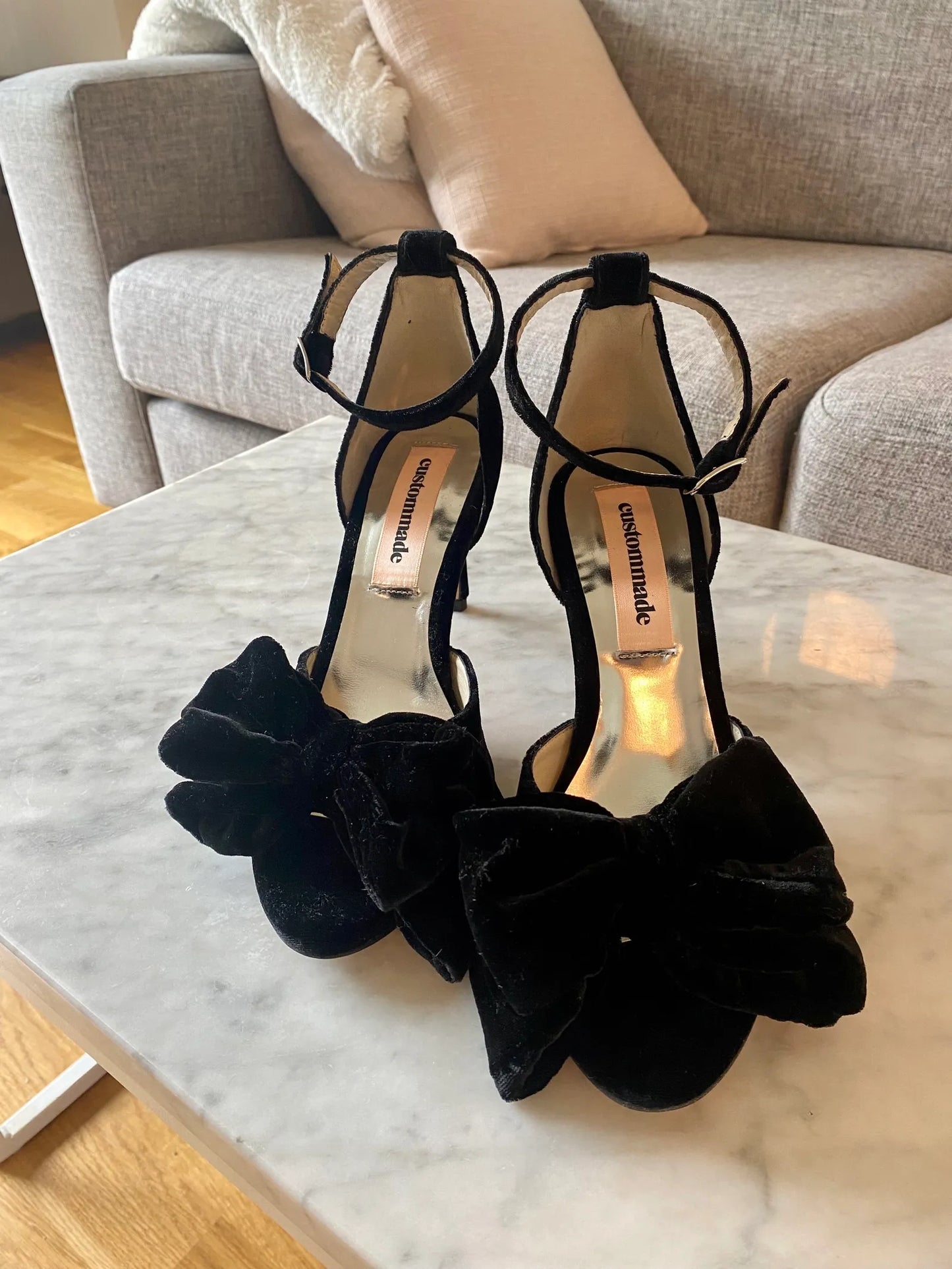 Custommade Marita Velvet Heels Heels