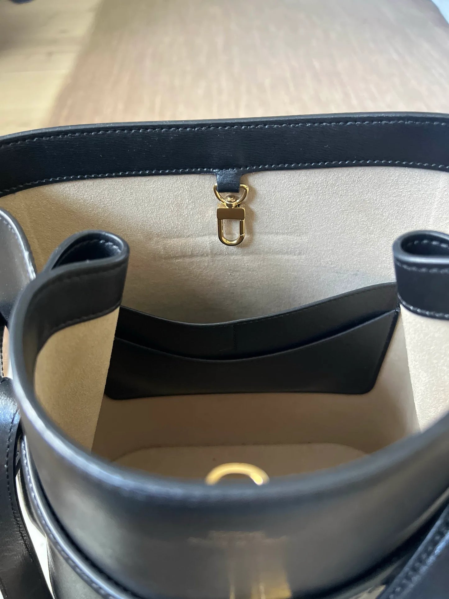 Toteme Leather Bucket Handbag