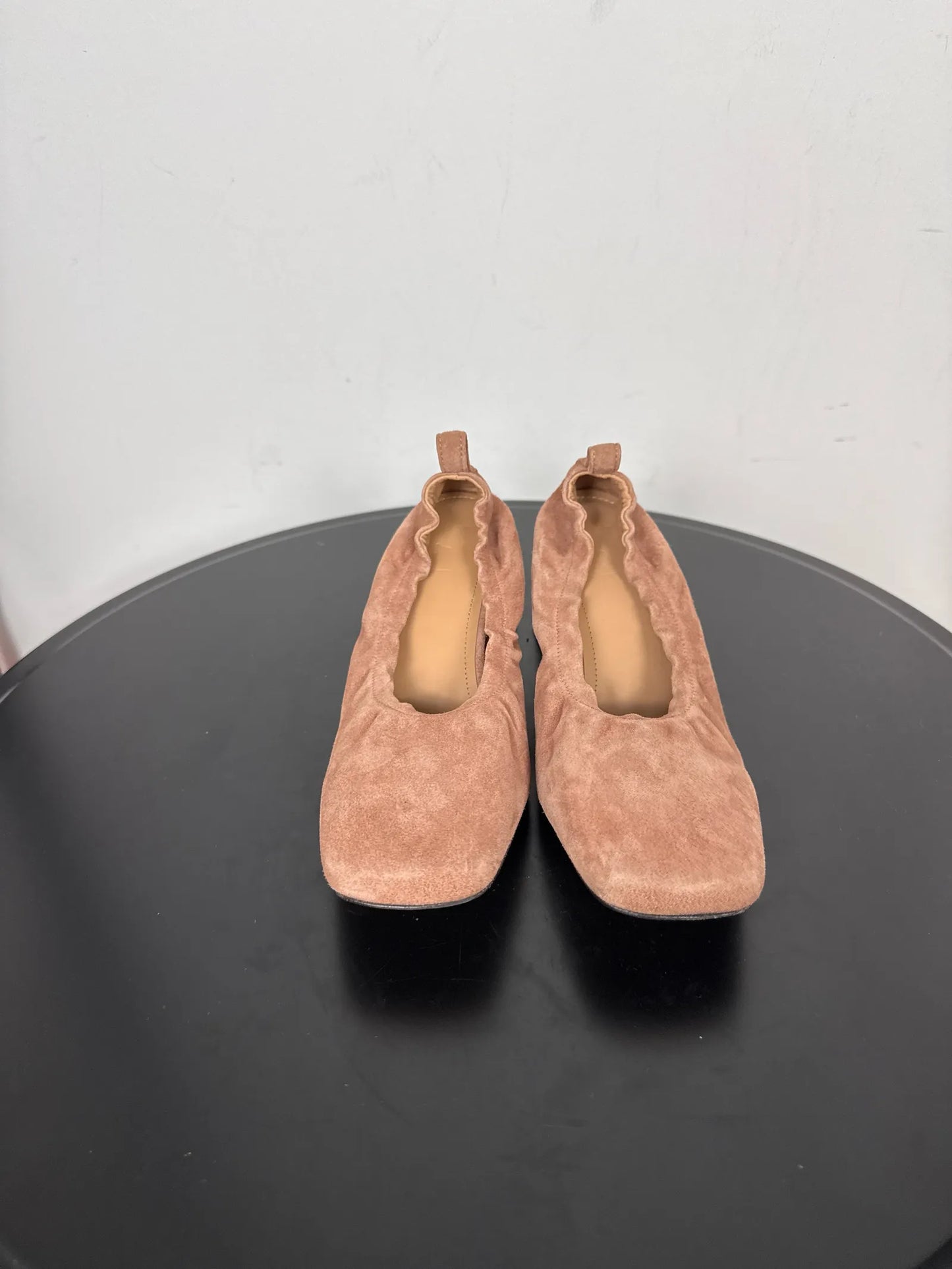 Flattered Ellie Pink Suede Heels