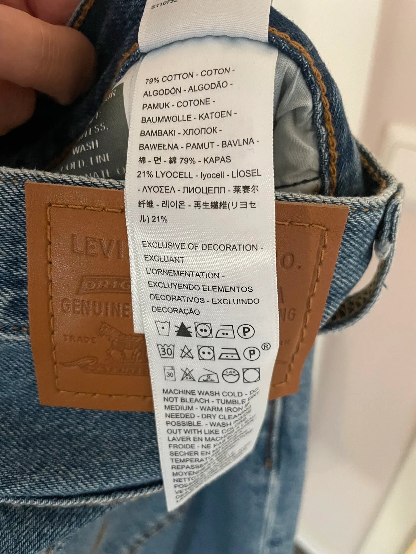 Levi's Side Slit Skirt