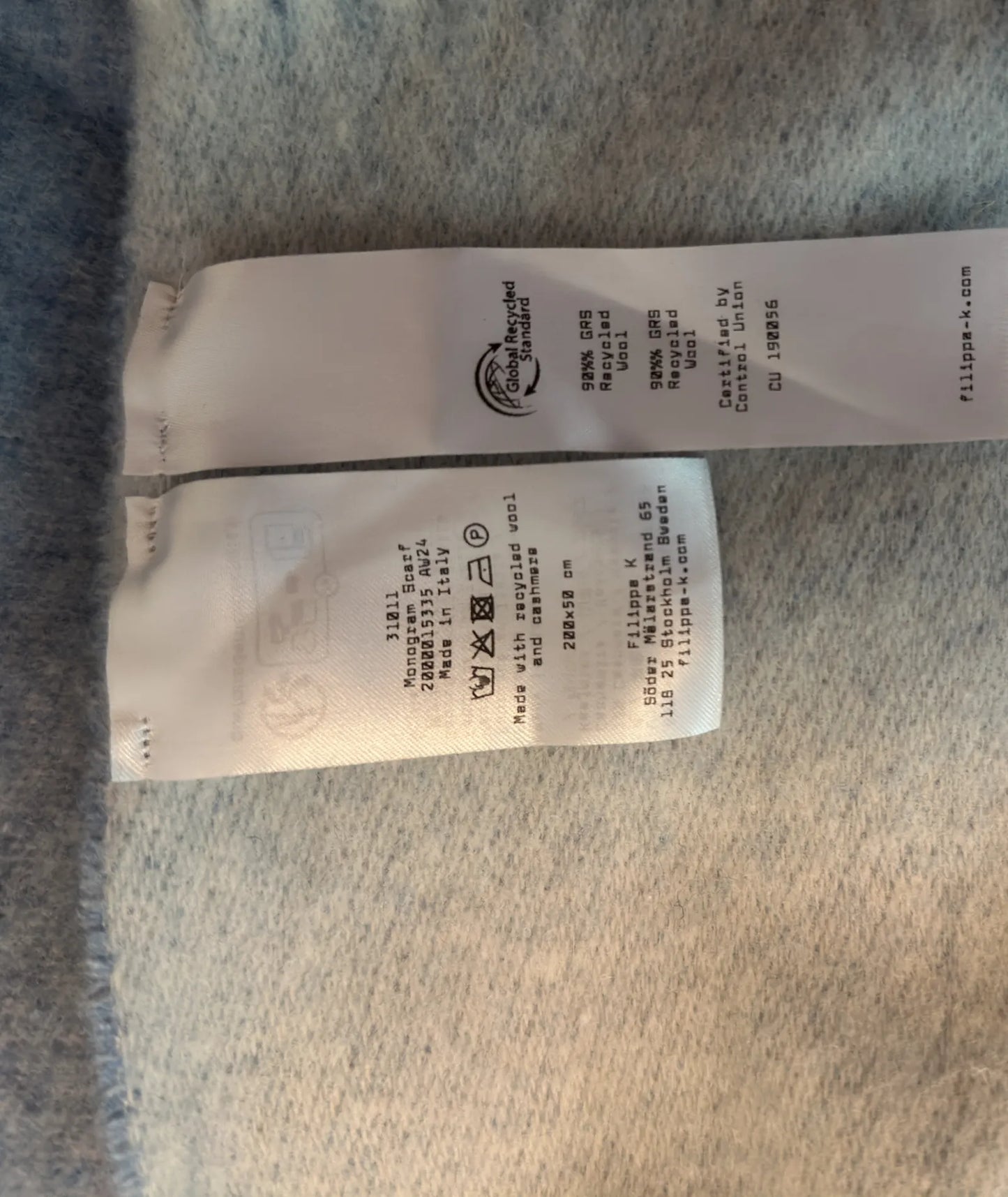 Filippa K Monogram Scarf