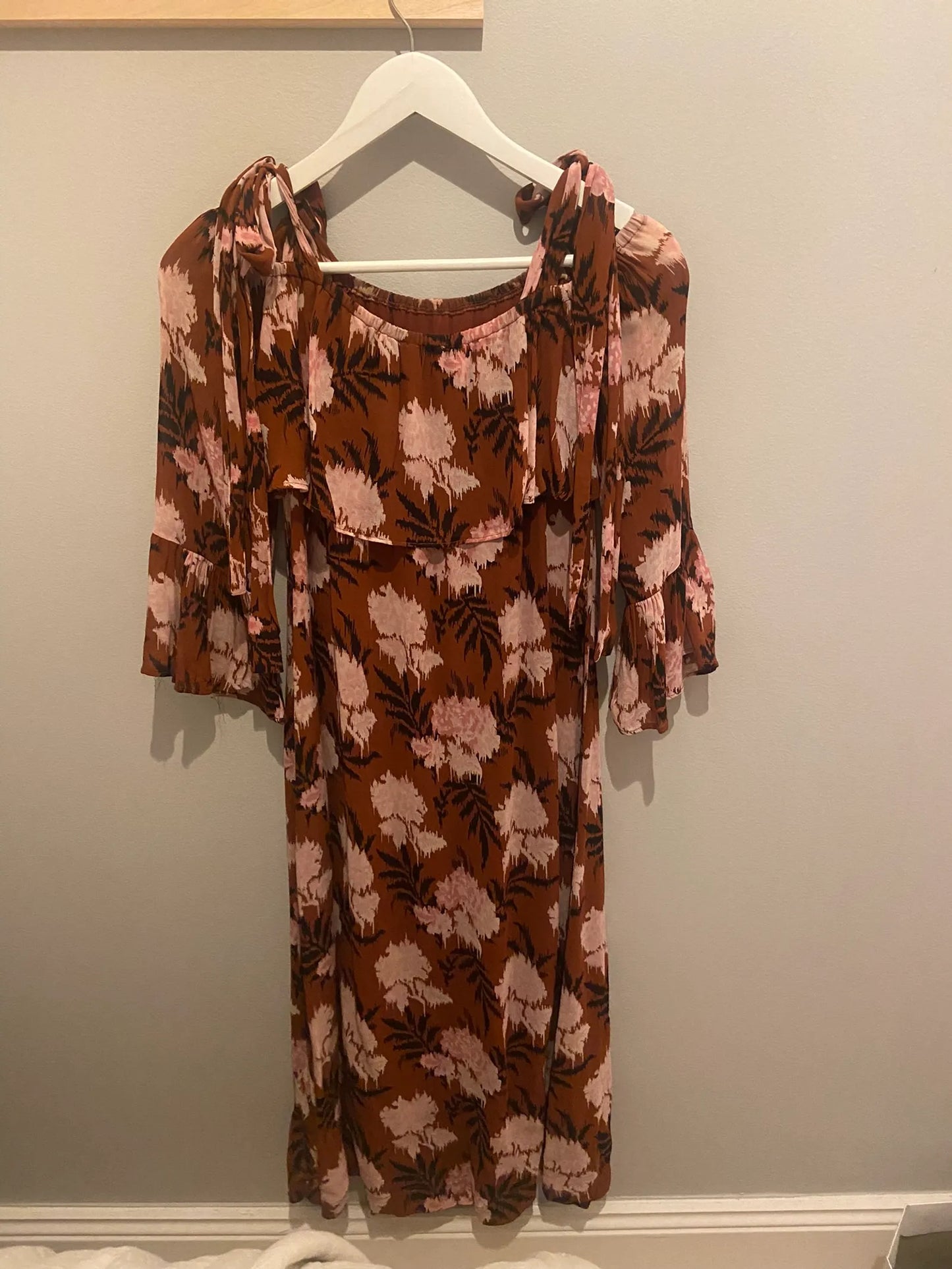 Ganni Monnette Georgette Dress