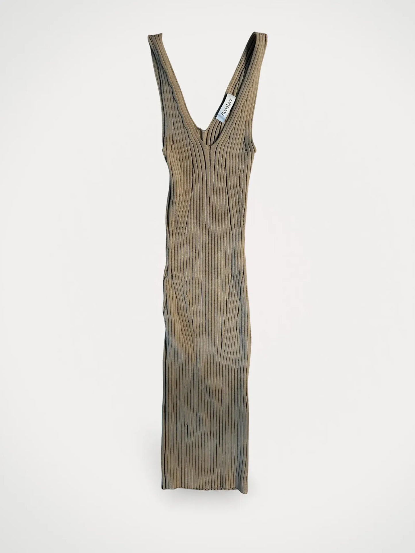 Rodebjer Candance V- Ribbed Stretch-knit Midi Dress