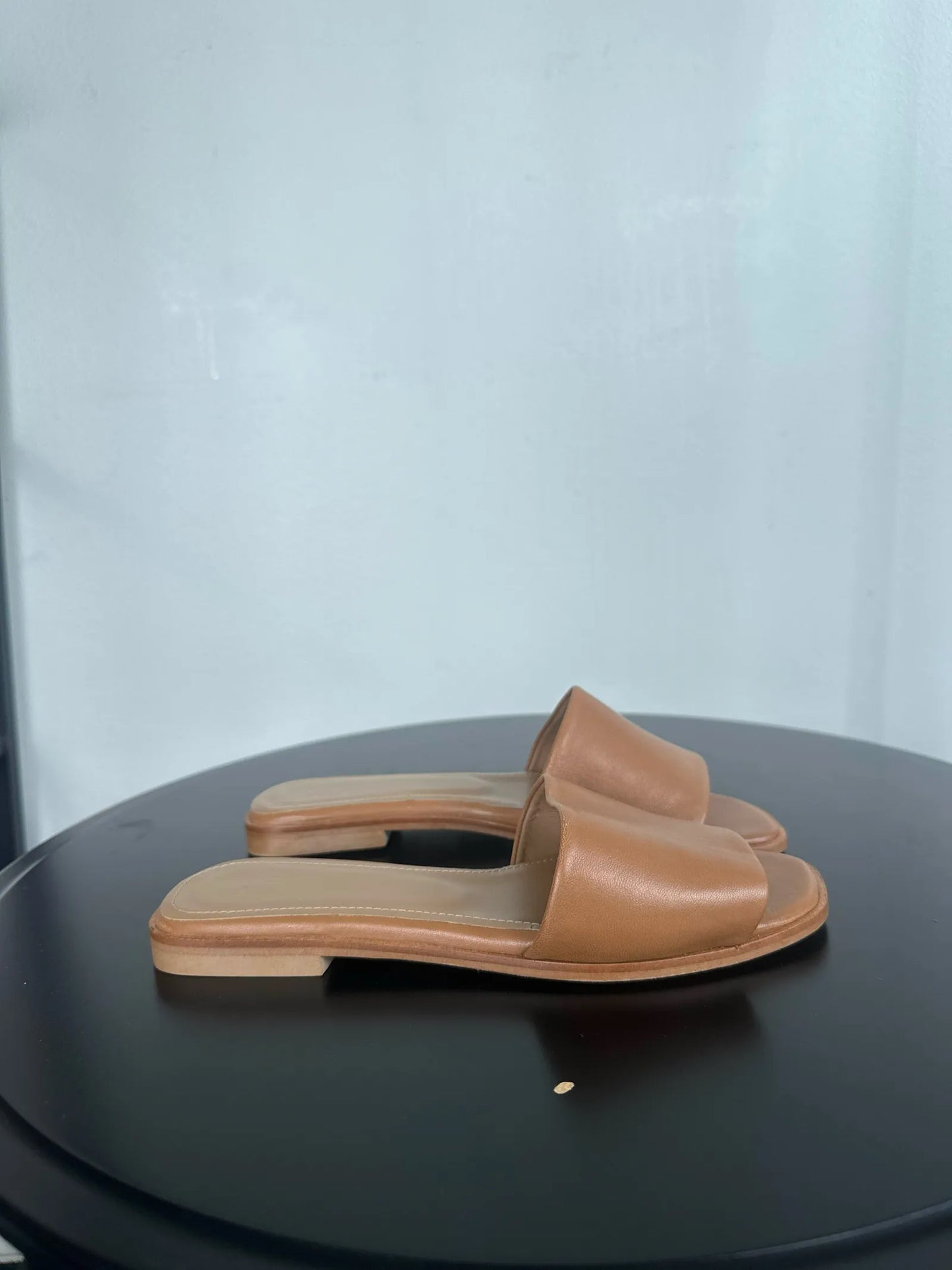 Flattered Mouna Leather Cognac Sandalen