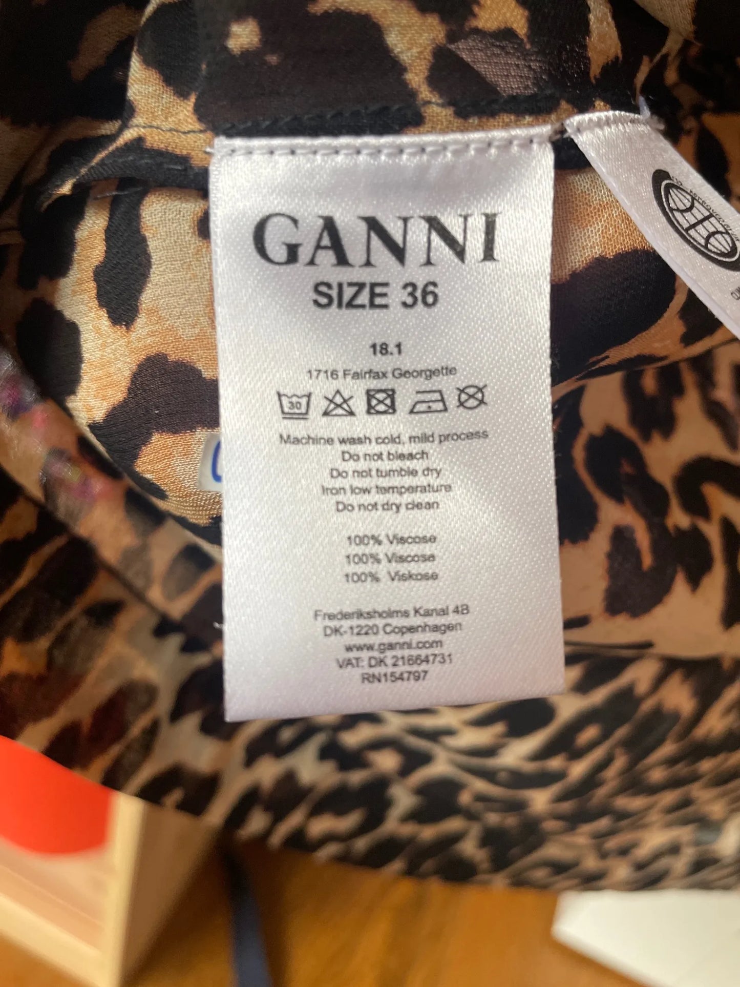 Ganni Fairfax Georgette Blouse