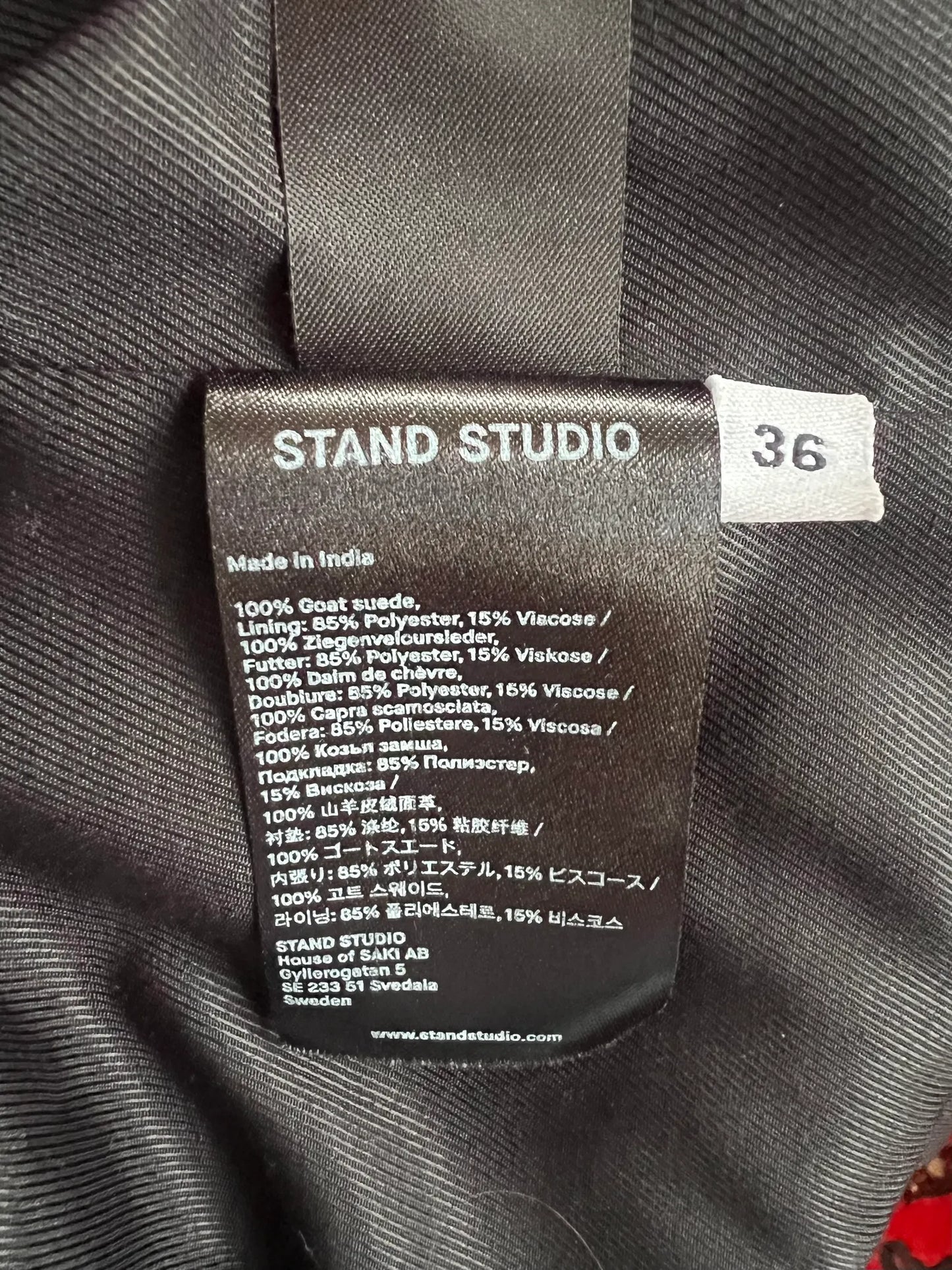 Stand Studio Fringe Jacket Leather jacket