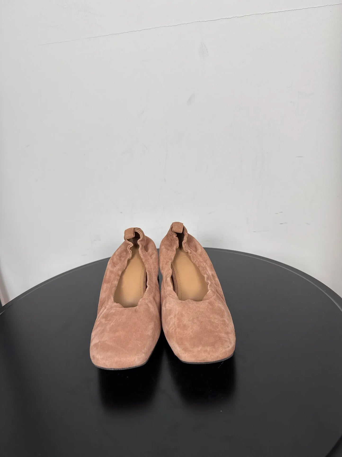 Flattered Ellie Pink Suede Heels