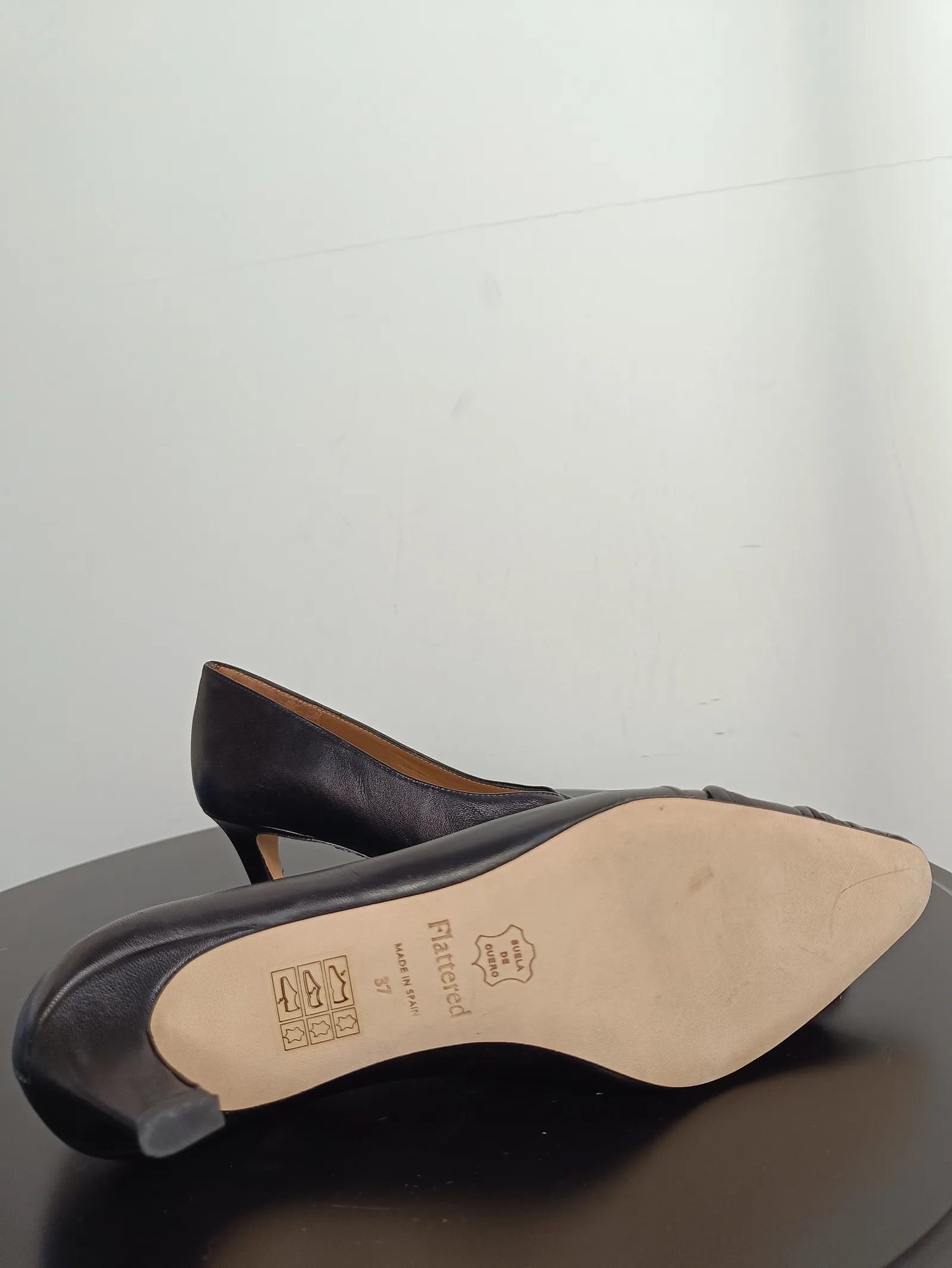 Flattered Tamara Black Heels