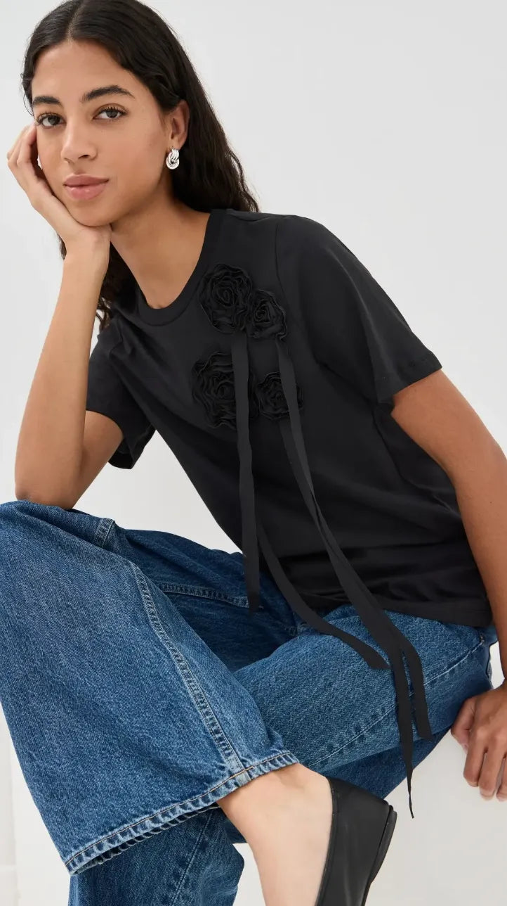 Baum und Pferdgarten T-shirt