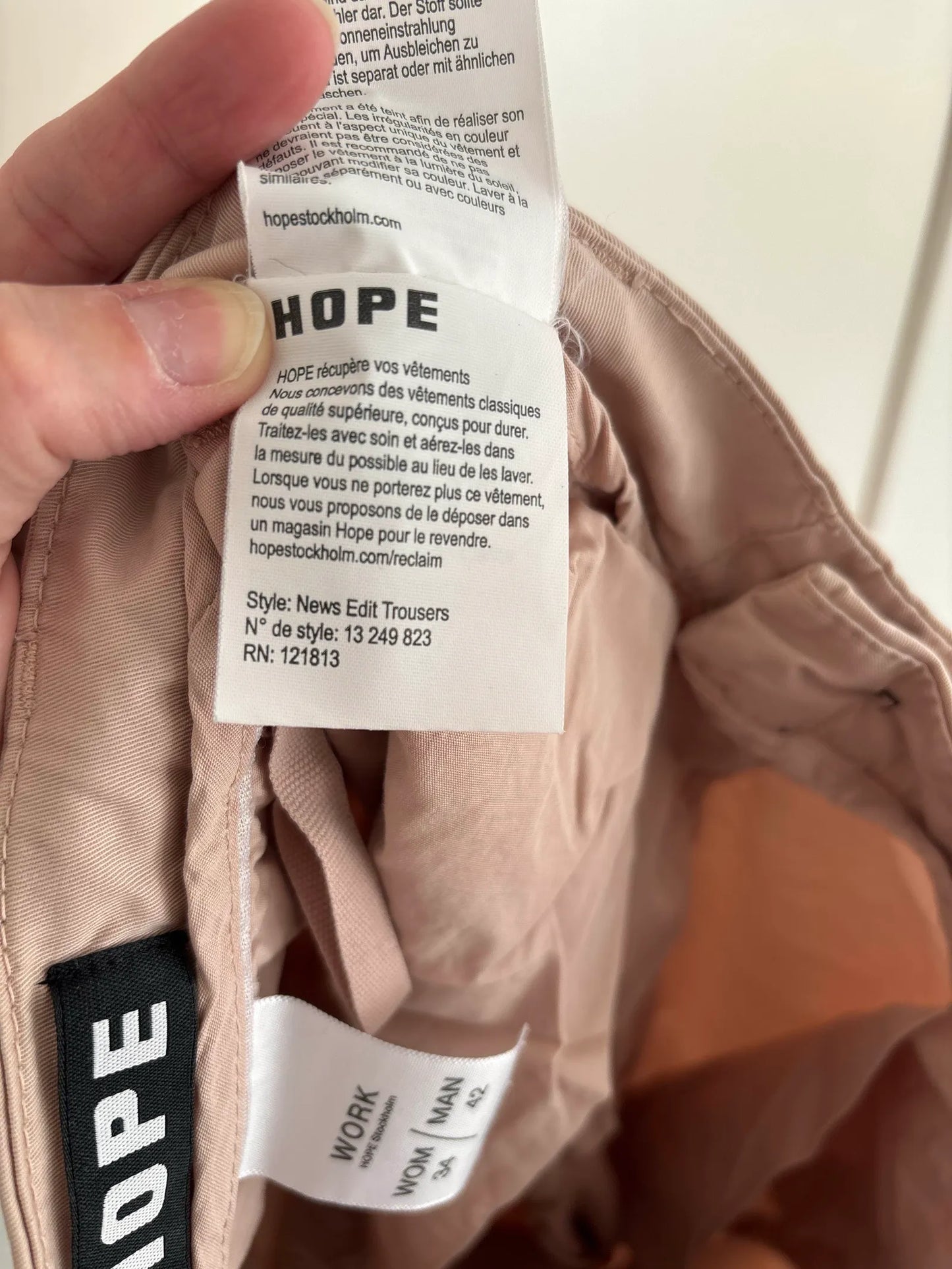 Hope News Edit Chinos