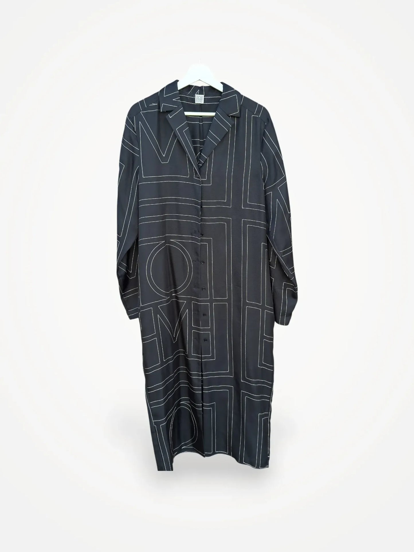 Toteme Monogram Silk Dress