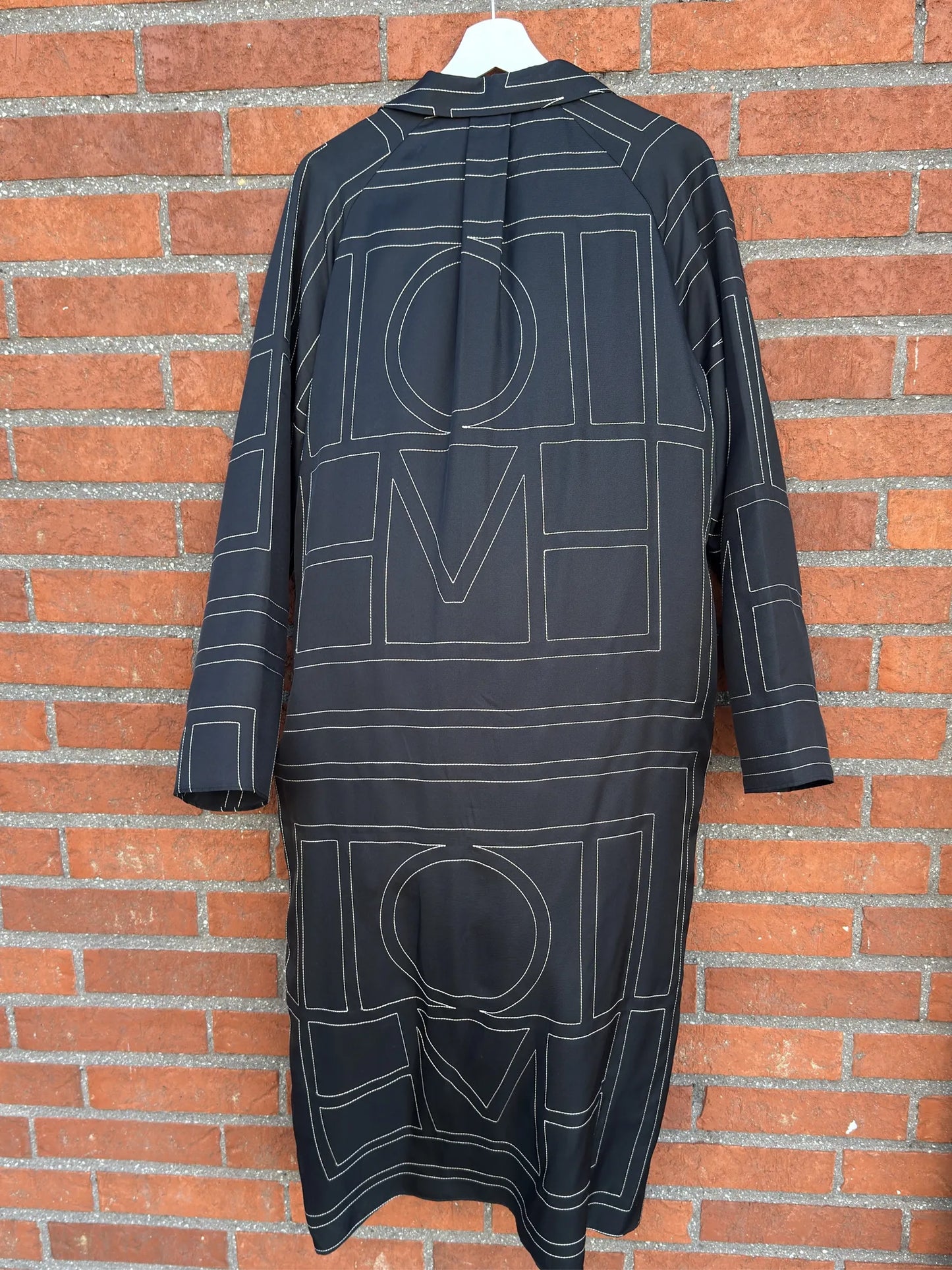 Toteme Monogram Silk Dress