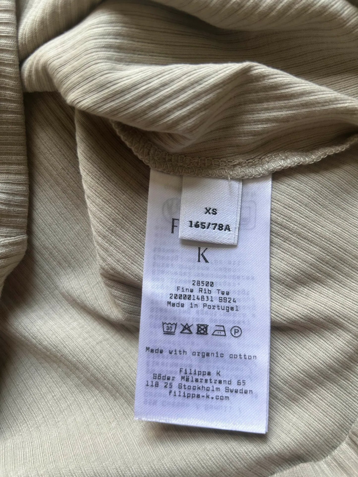 Filippa K Fine Rib T-shirt