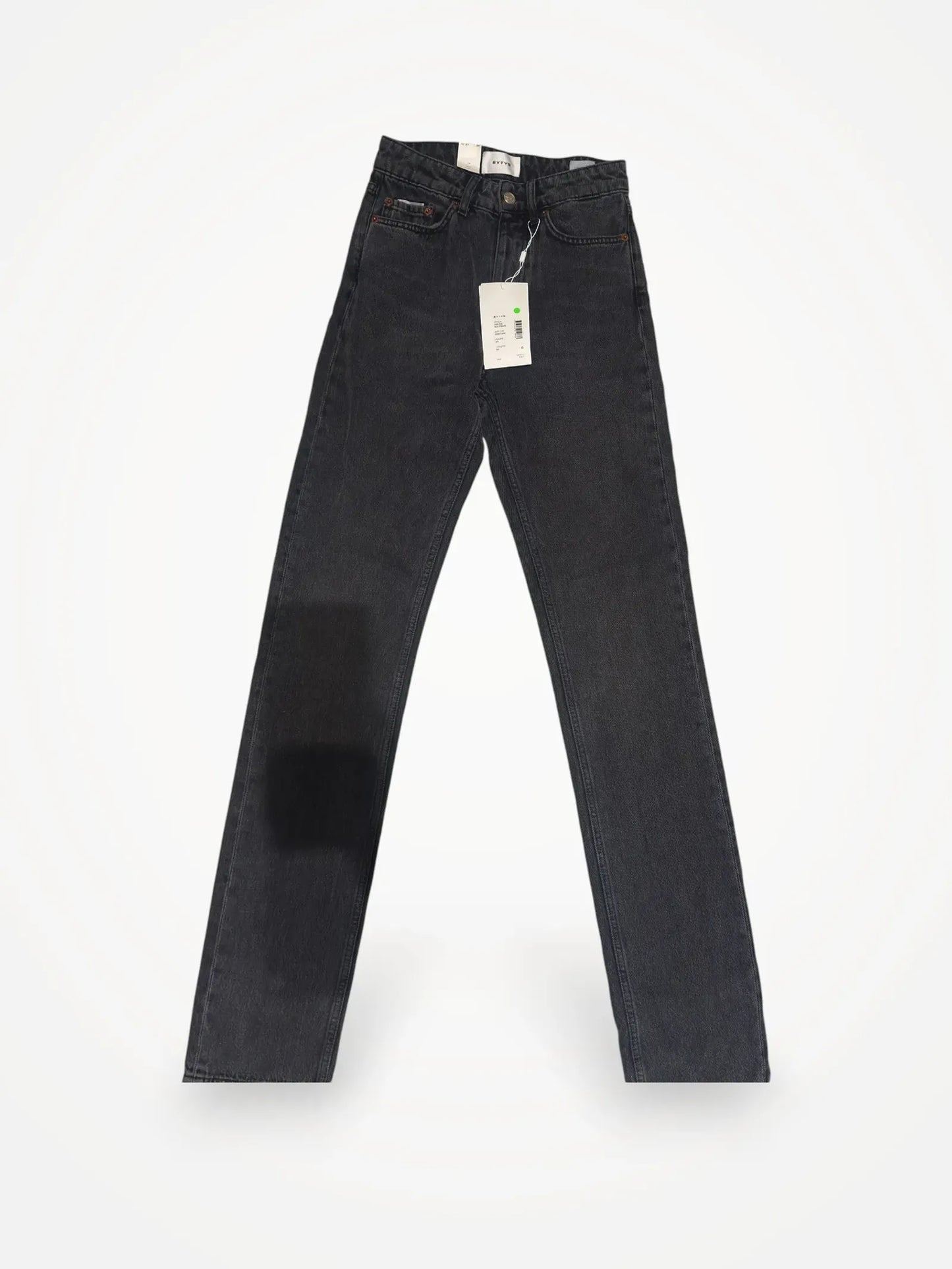 Eytys Orion Zip Stone Black Jeans