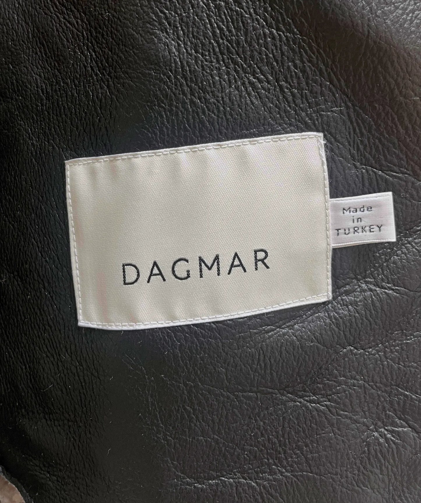 Dagmar Short Sherling Leather jacket