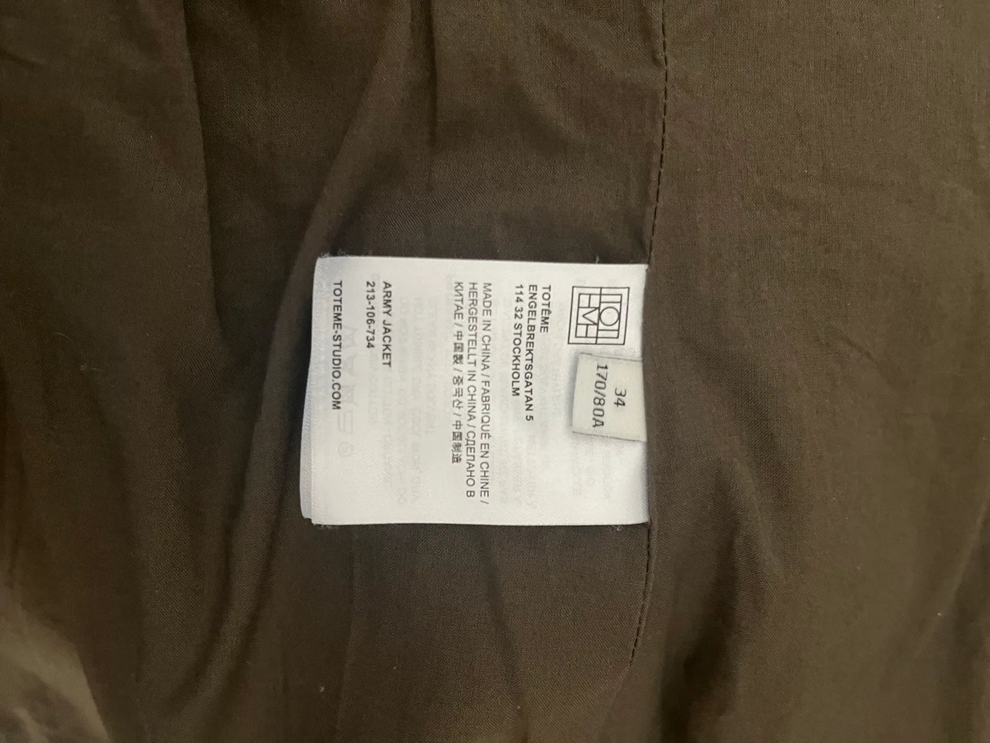 Toteme Army Jacke