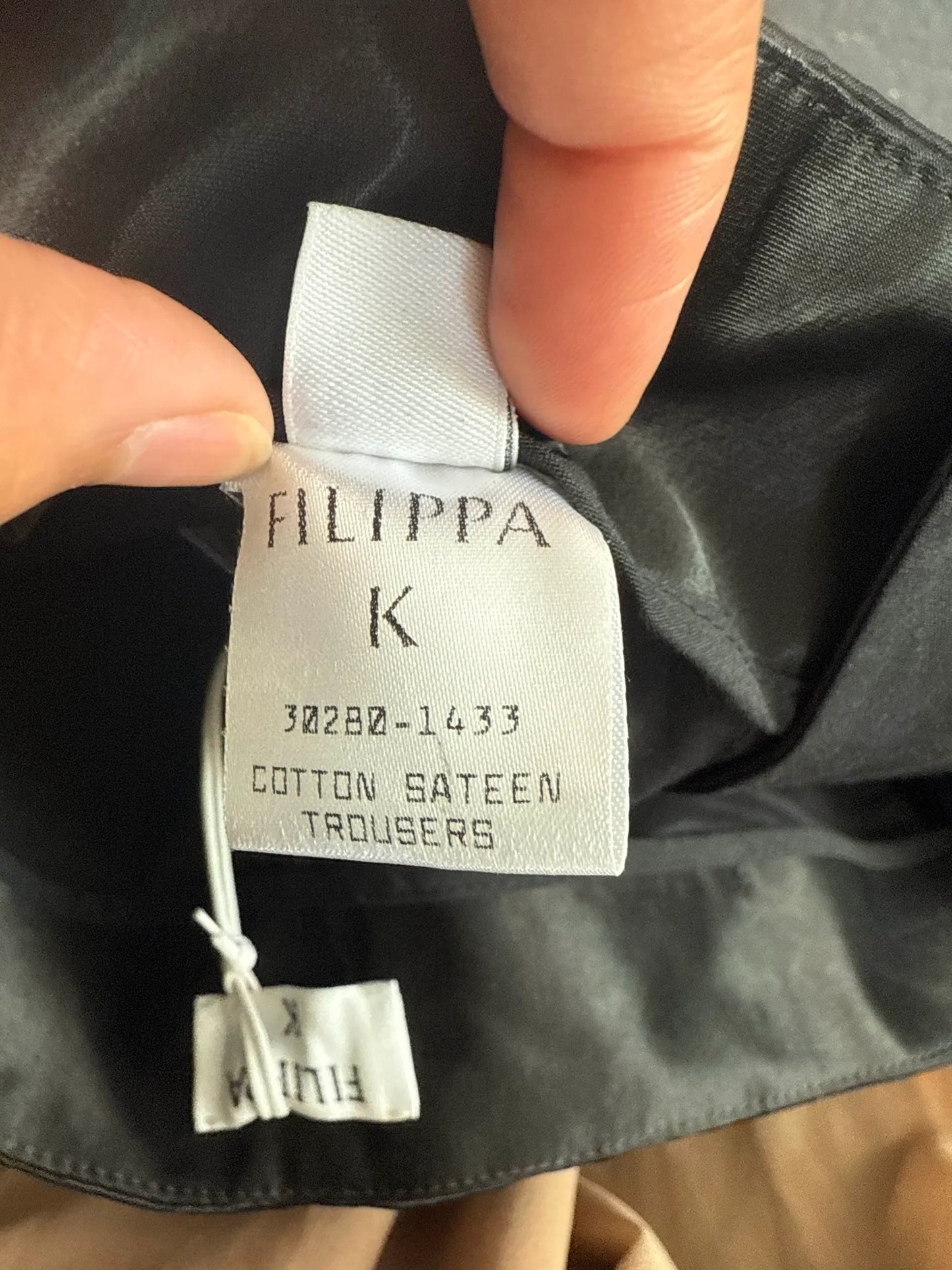 Filippa K Cotton Sateen Trousers