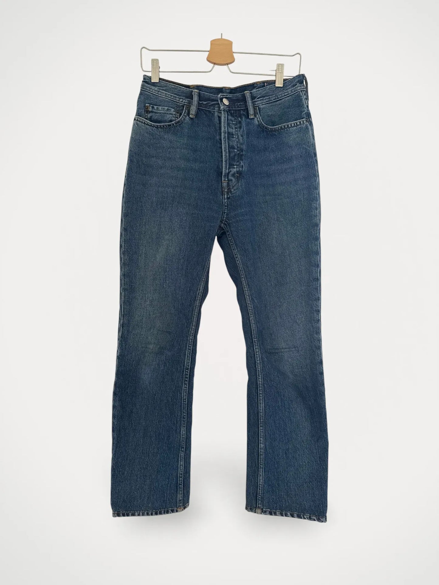 Acne Studios Log Mid Blue Jeans