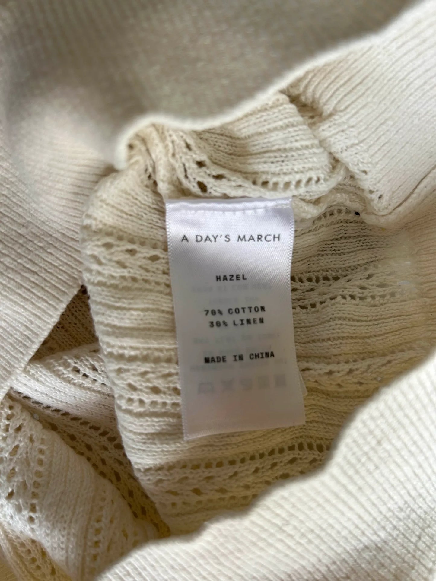 A Day's March Hazel Pointelle Polo Shirt