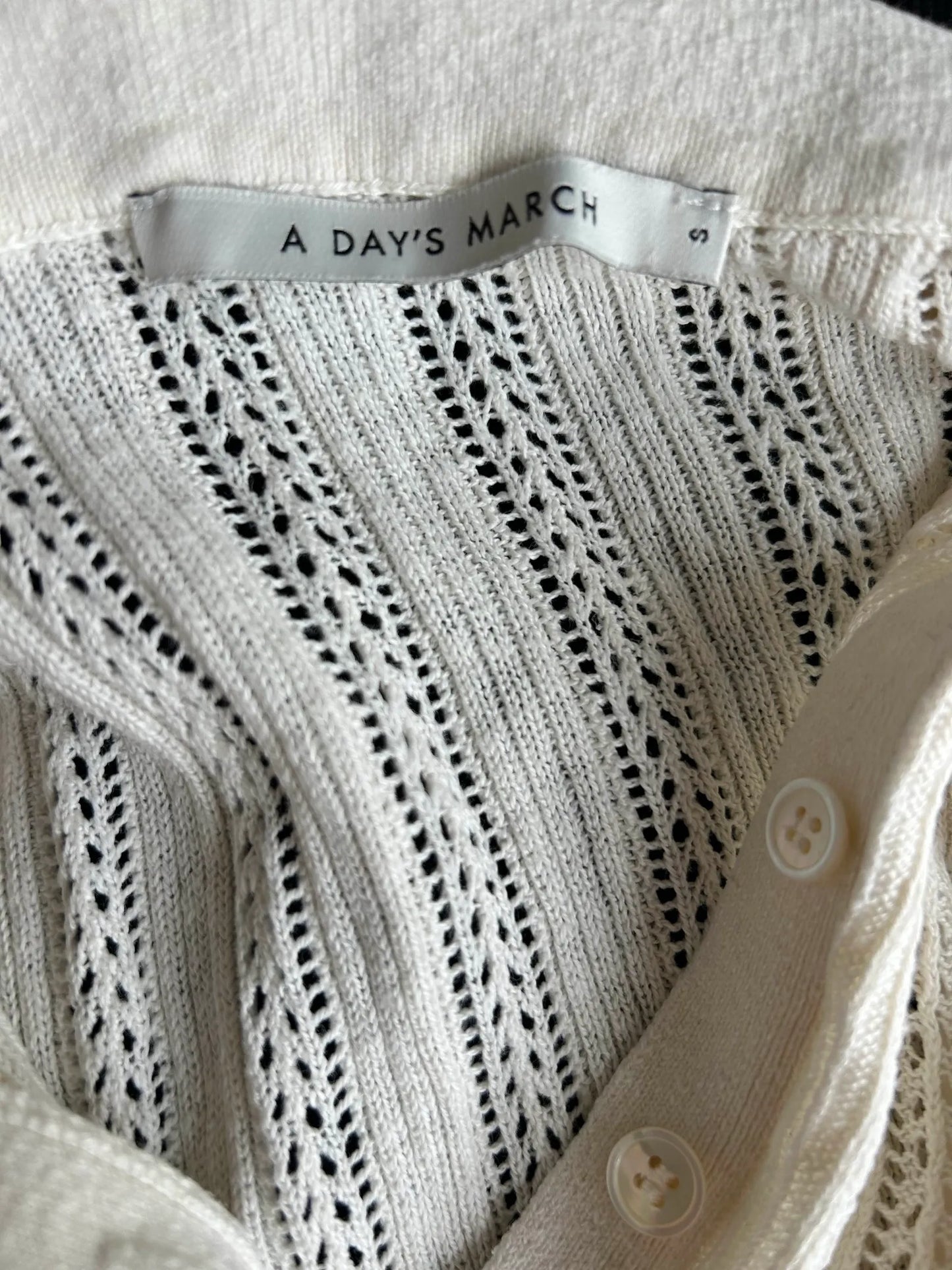 A Day's March Hazel Pointelle Polo Shirt