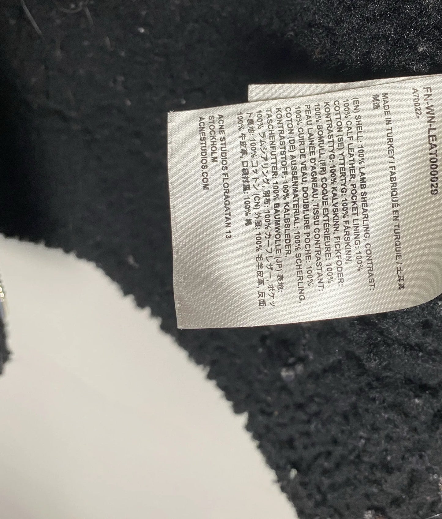Acne Studios Leather jacket