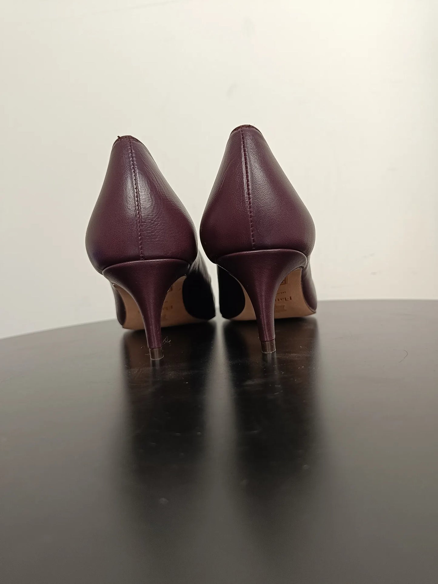 Flattered Tamara Burgundy Heels