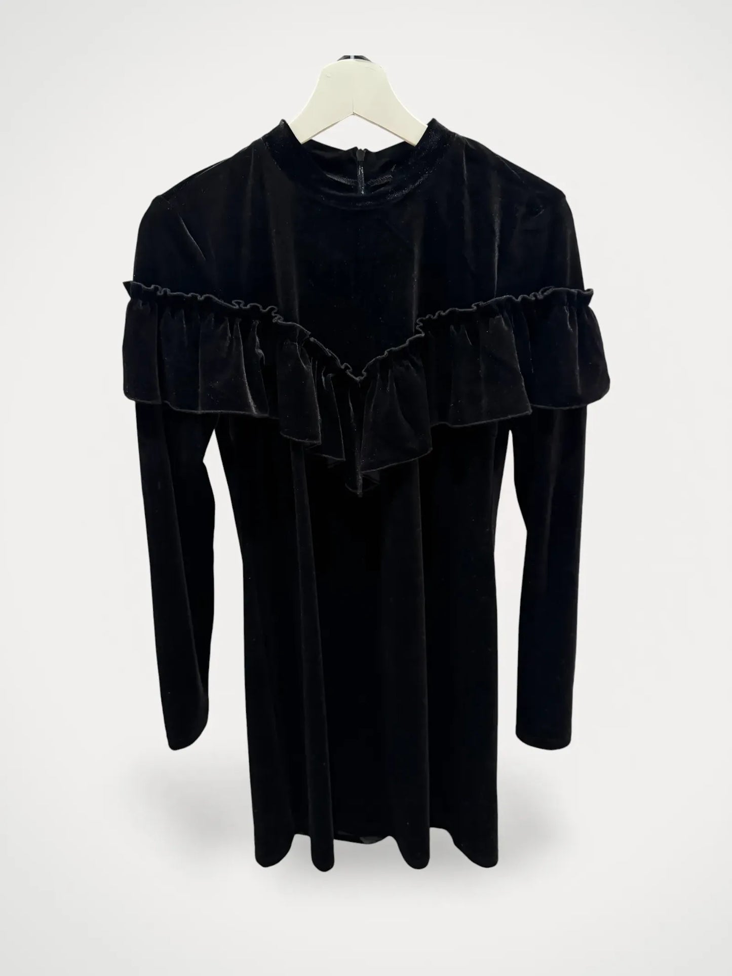 Gestuz Black Flounce Dress