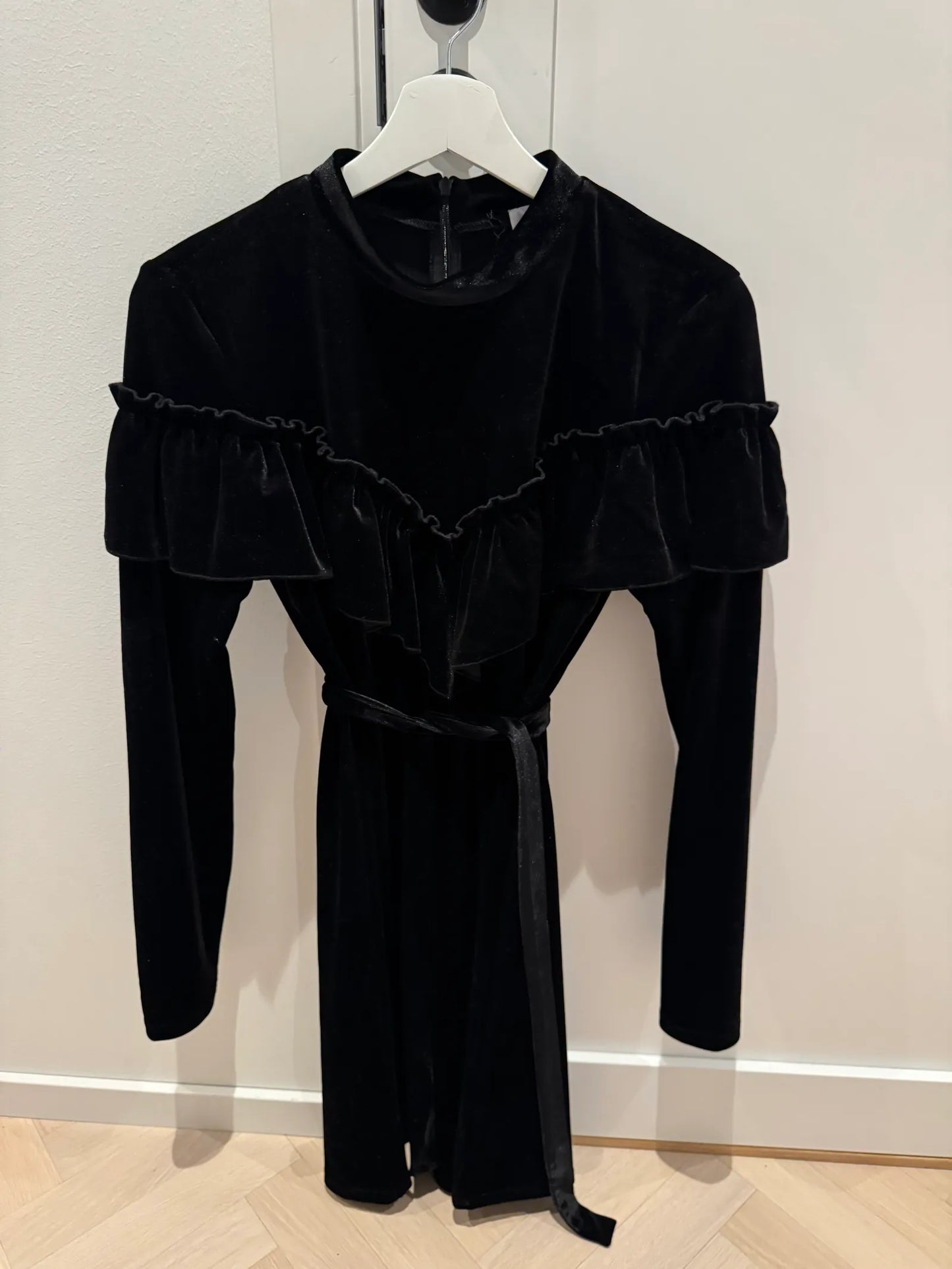 Gestuz Black Flounce Dress