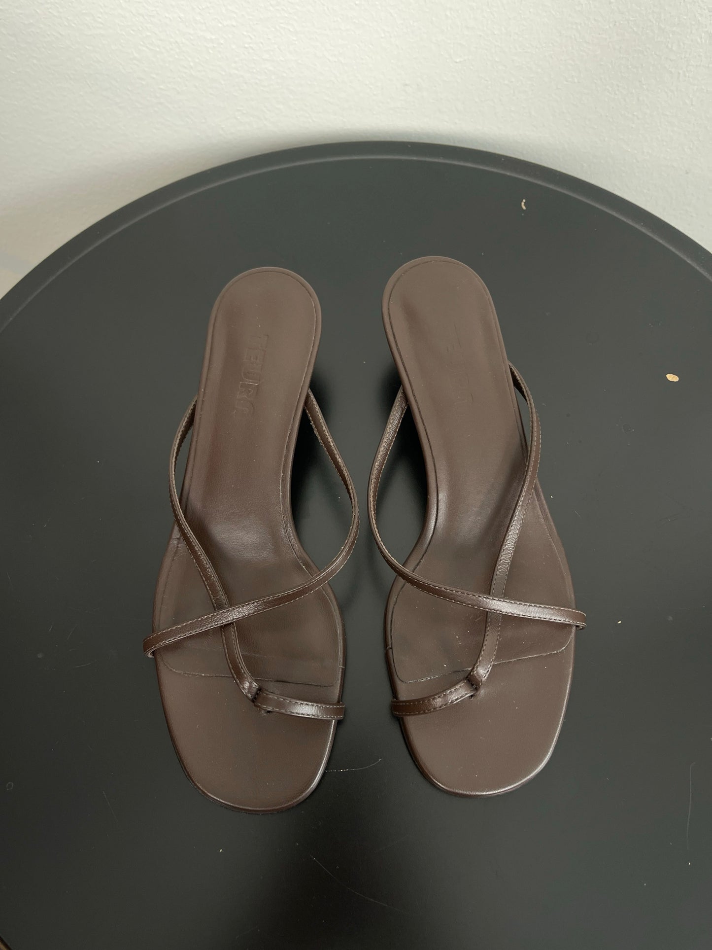 Teurn Studios Mika Low Brown Heels