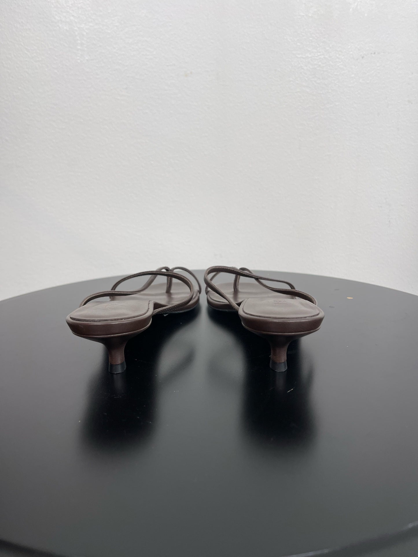 Teurn Studios Mika Low Brown Heels