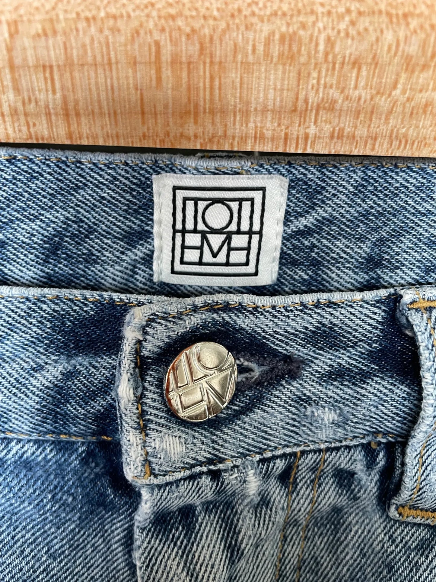 Toteme Twisted Seam Denim Jeans