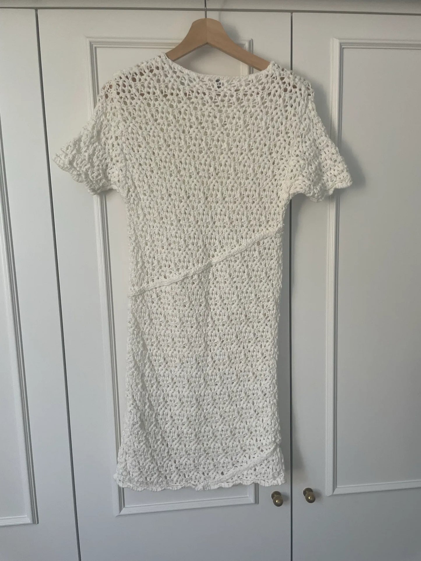 Toteme Crochet Knitted Twist Dress