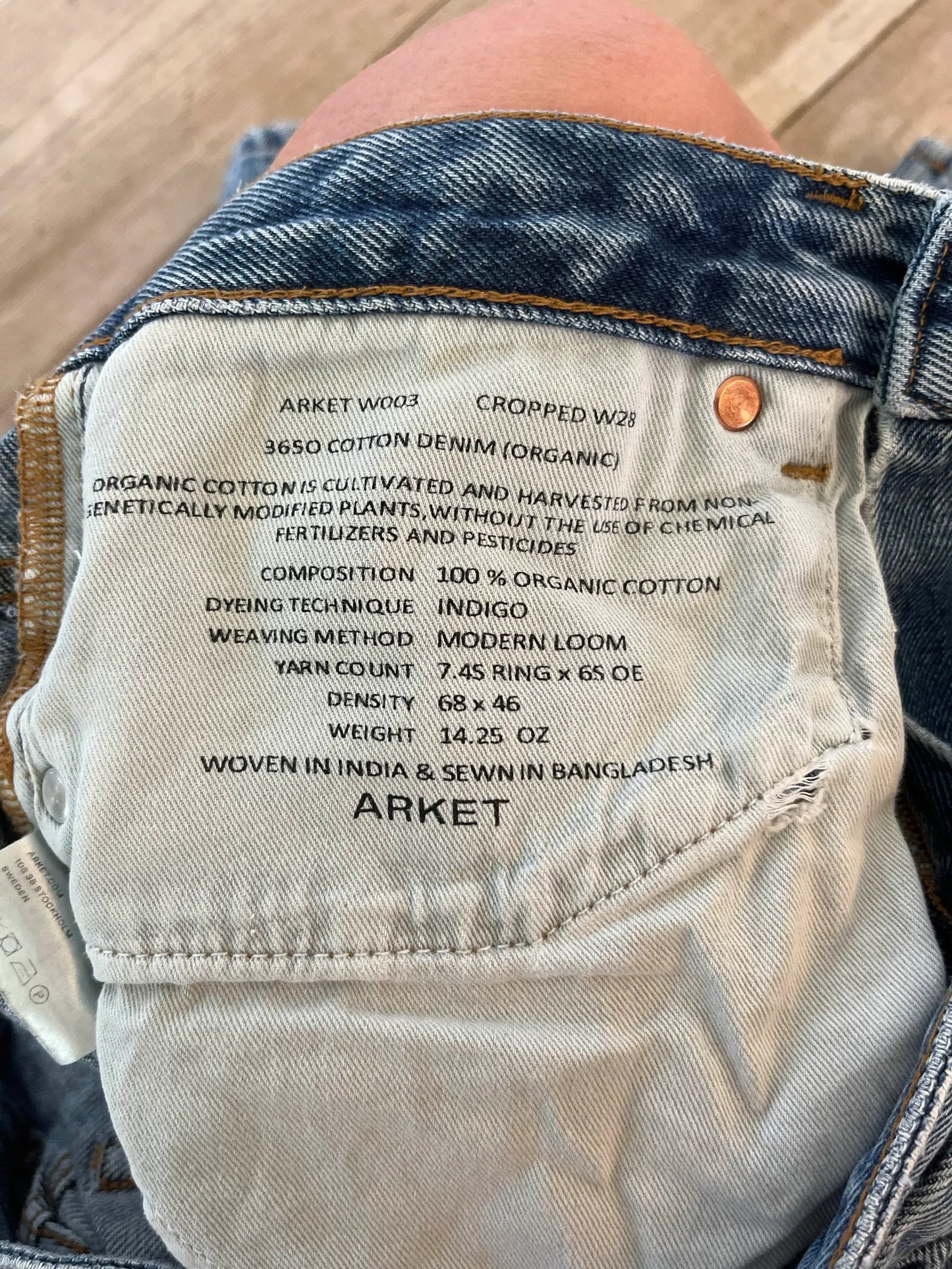 Arket W003 Cropped Waist Jeans