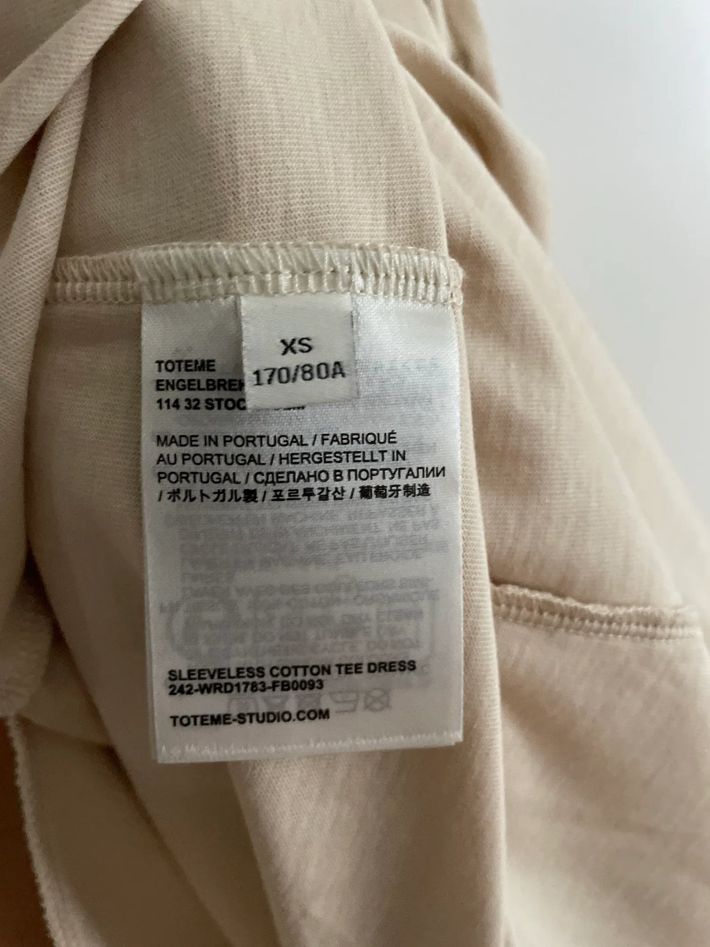 Toteme Sleeveless Cotton Dress