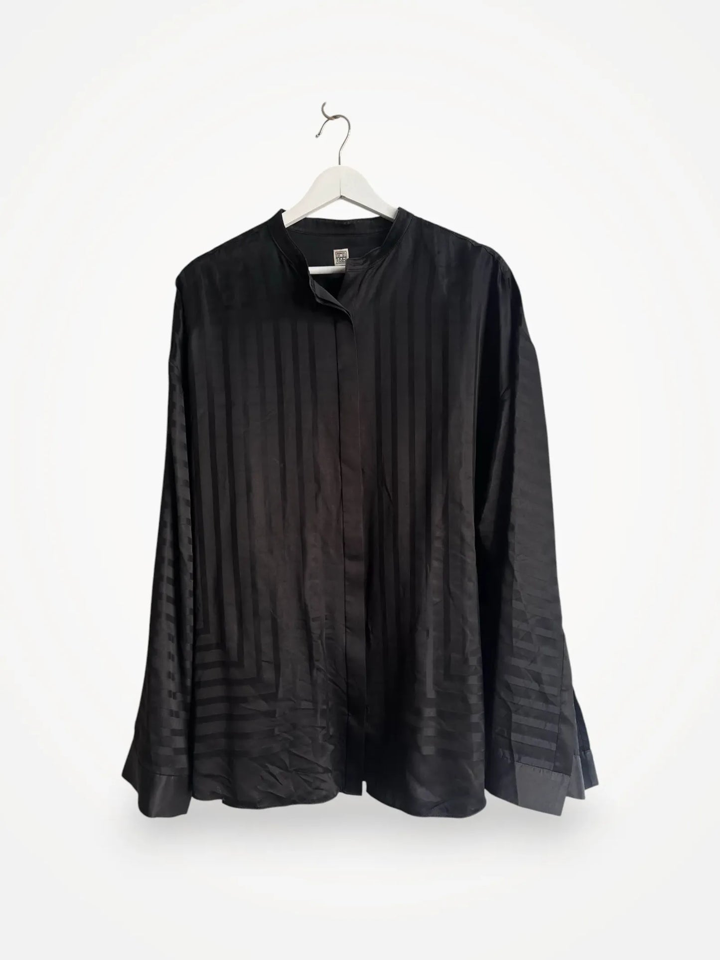 Toteme Monogram Silk Beach Blouse