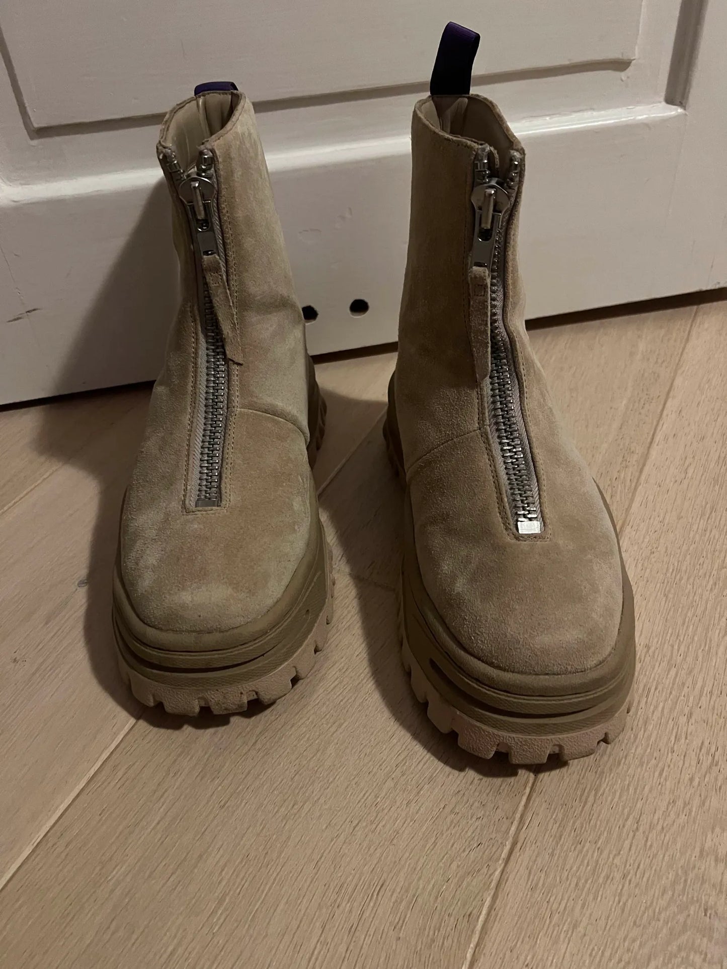 Eytys Raven Suede Dune Stiefel