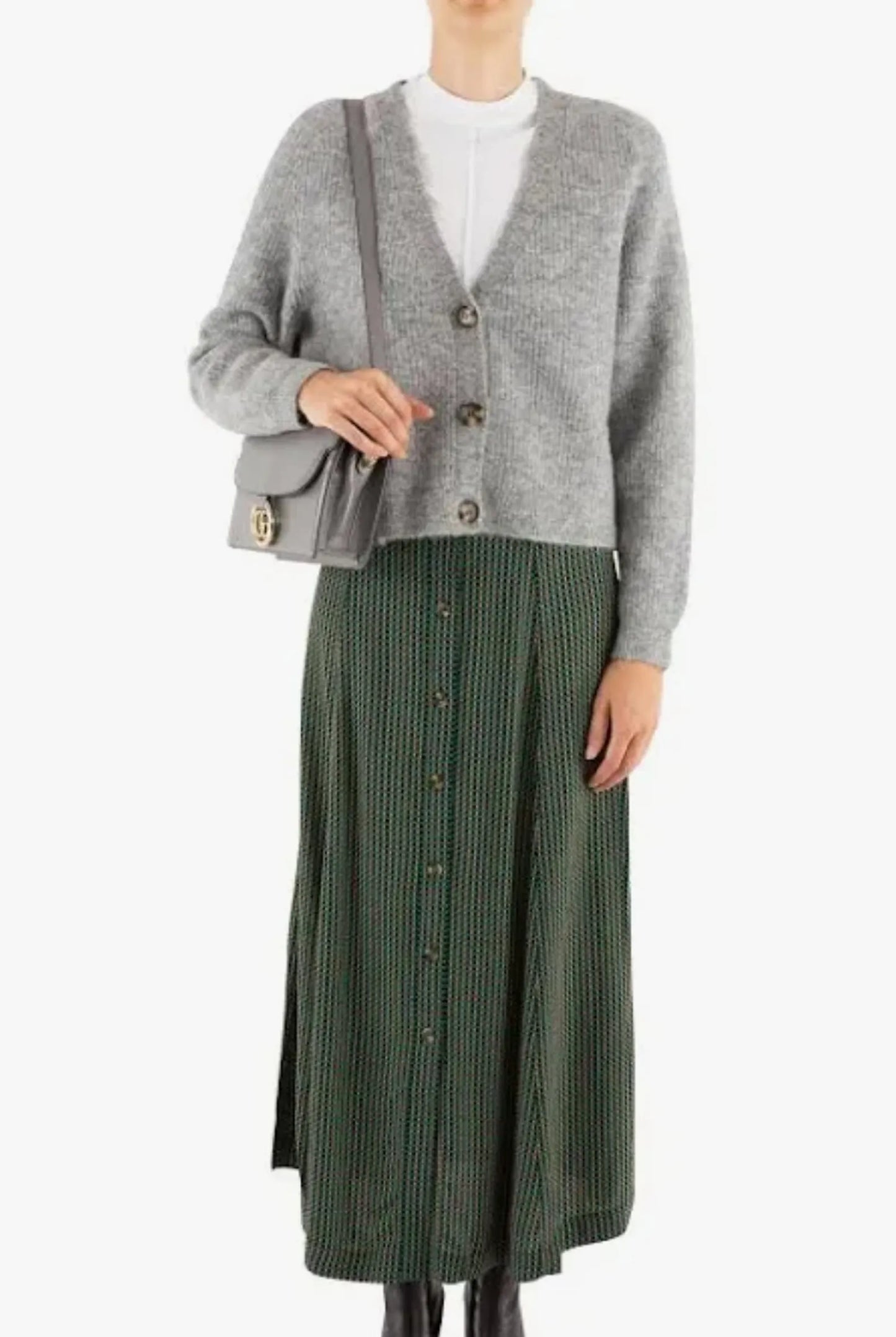 Ganni Gingham Skirt
