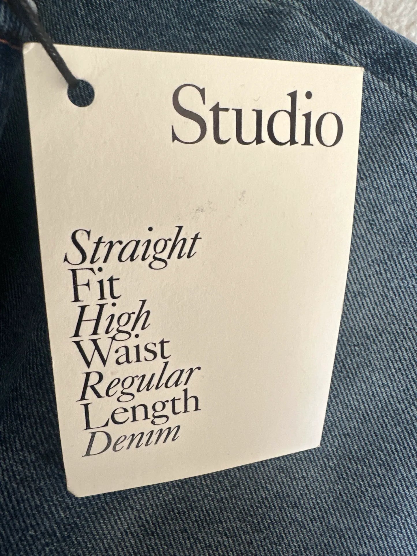 Toteme Studio Straight Fir High Waist Jeans