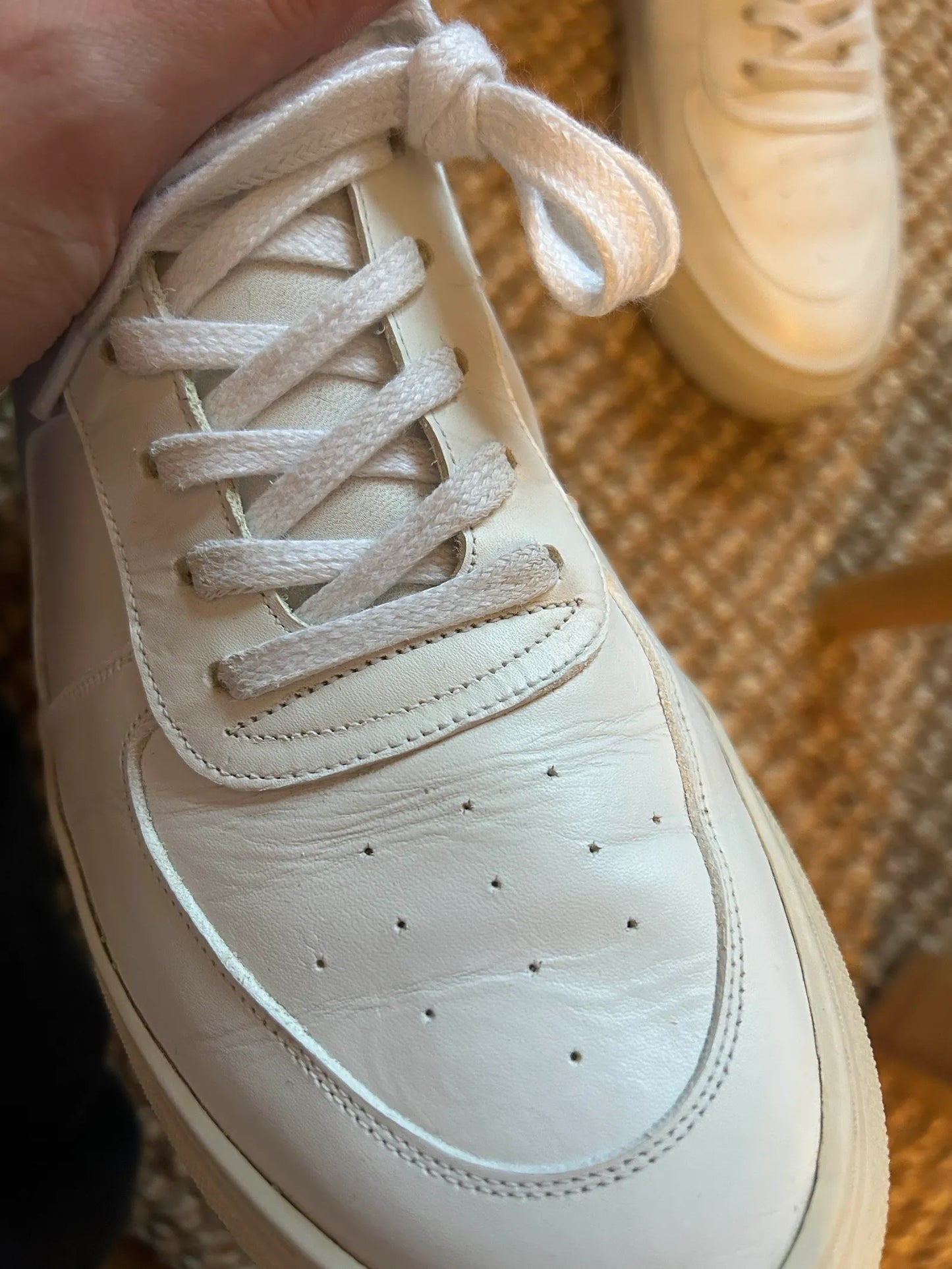 Flattered Solna Leather White Sneakers