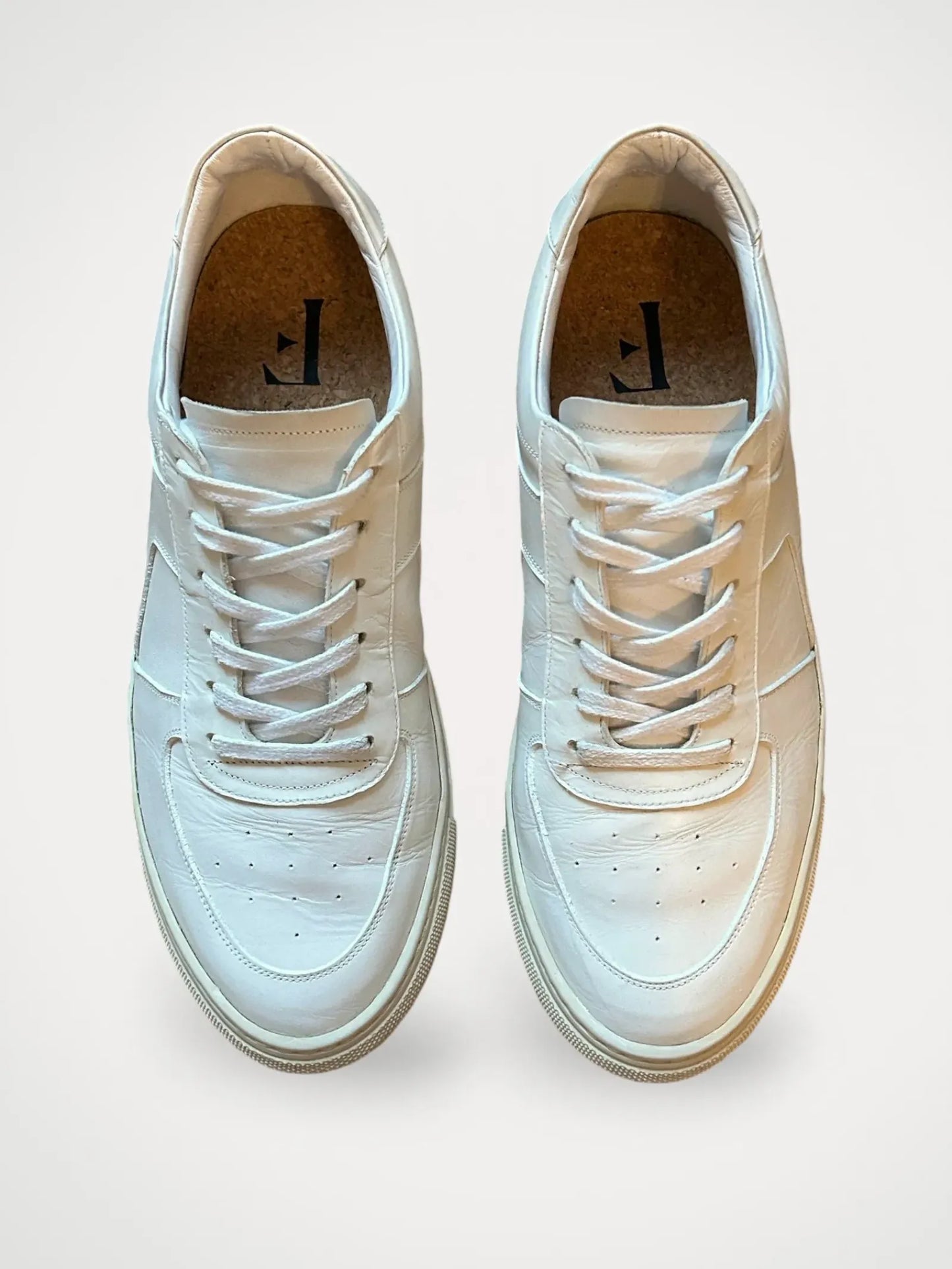Flattered Solna Leather White Sneakers