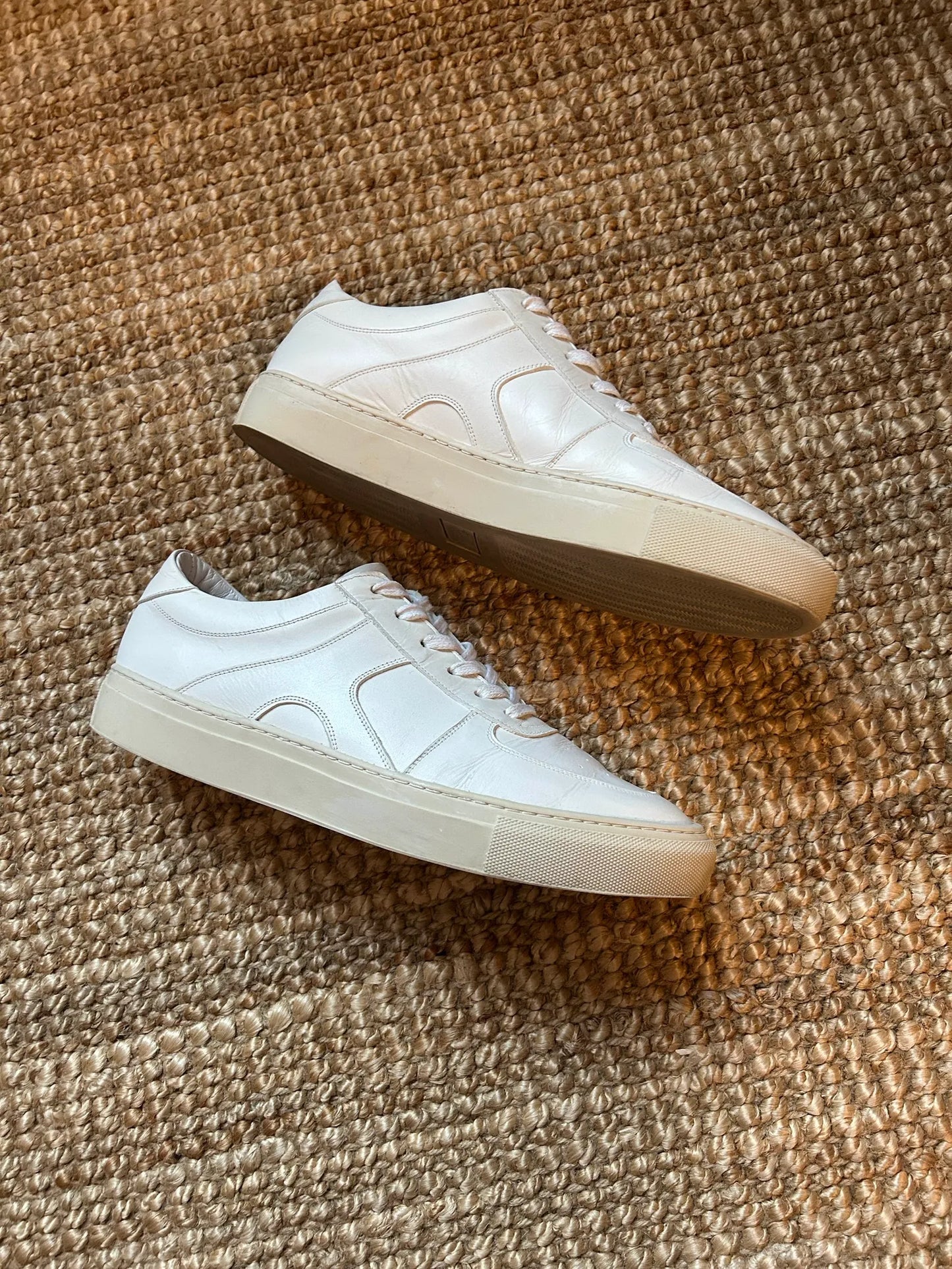 Flattered Solna Leather White Sneakers