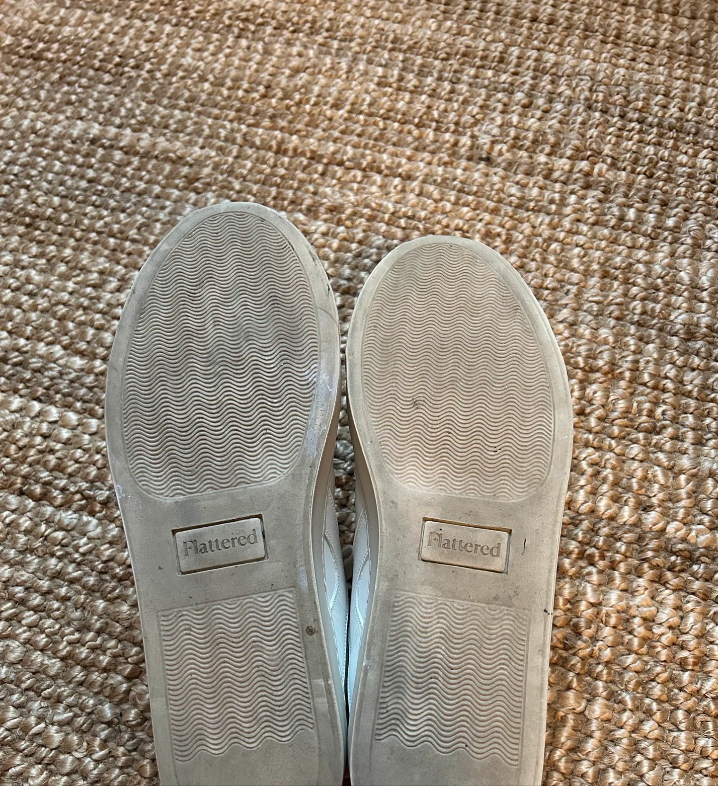 Flattered Solna Leather White Sneakers