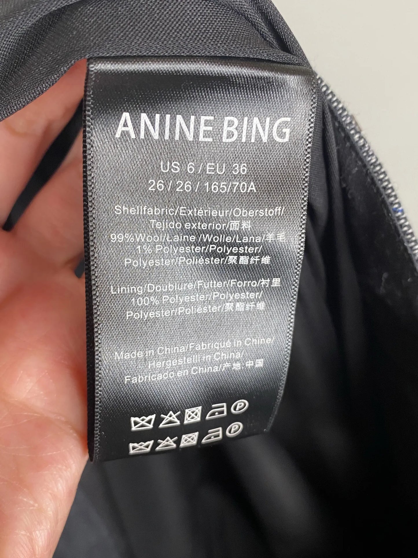 Anine Bing Lou Suit Trousers