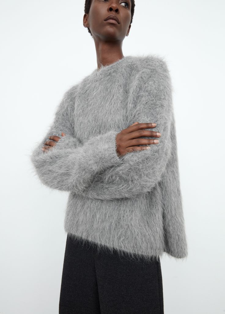 Toteme Boxy Alpaca Knit Sweater